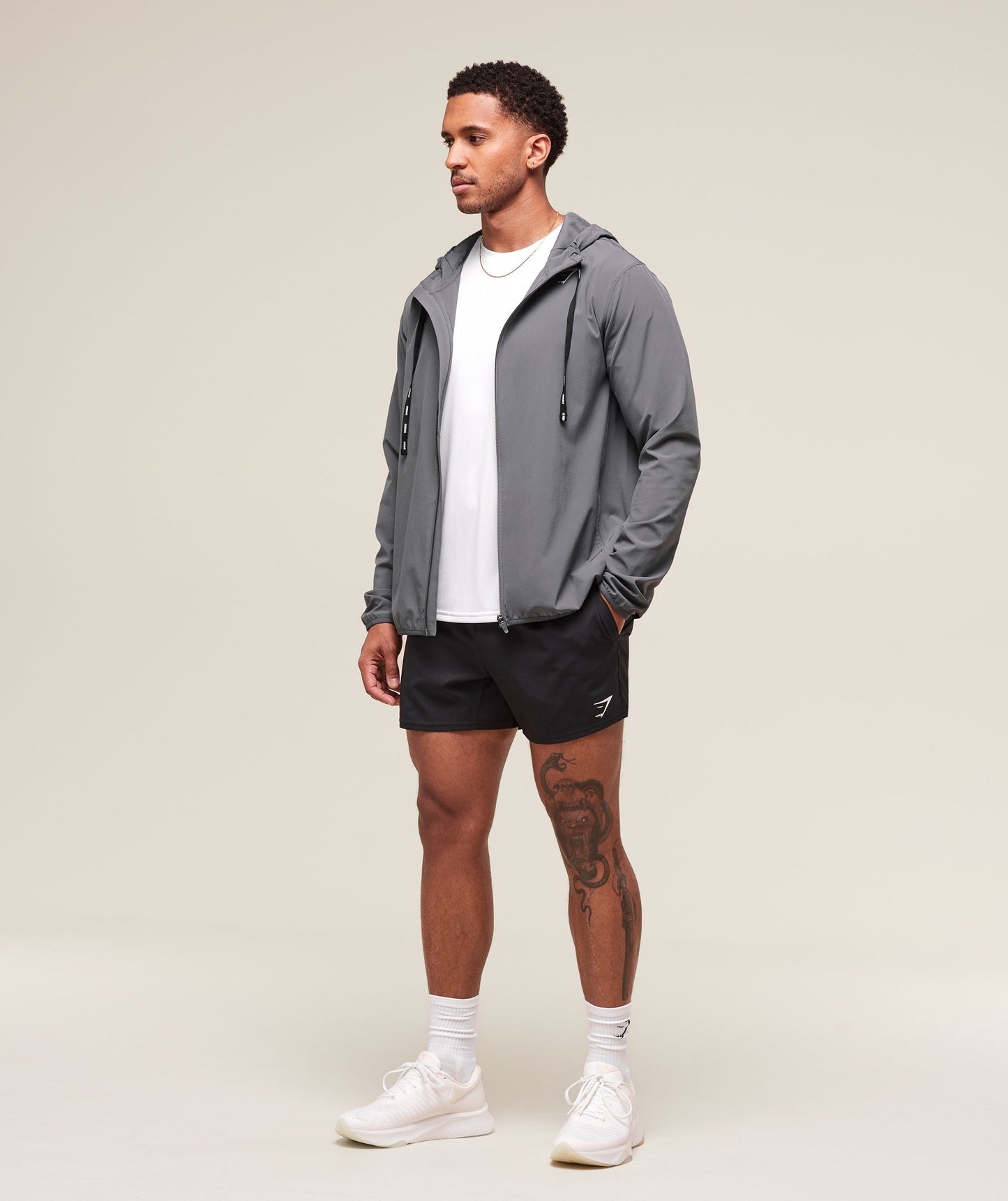 Gymshark Arrival Track Jacket - Silhouette Grey