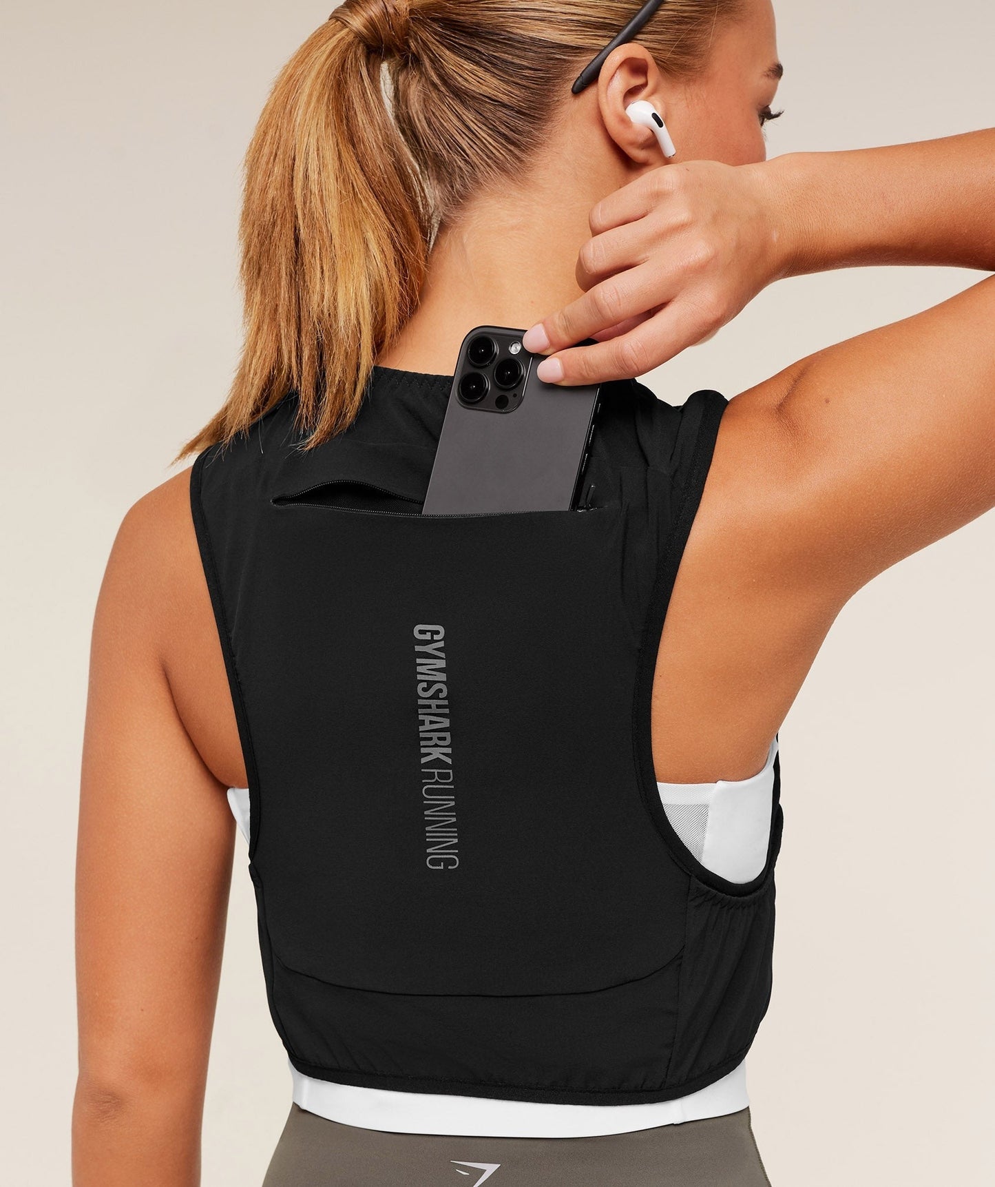 Gymshark Running Elite Hydration Vest - Black