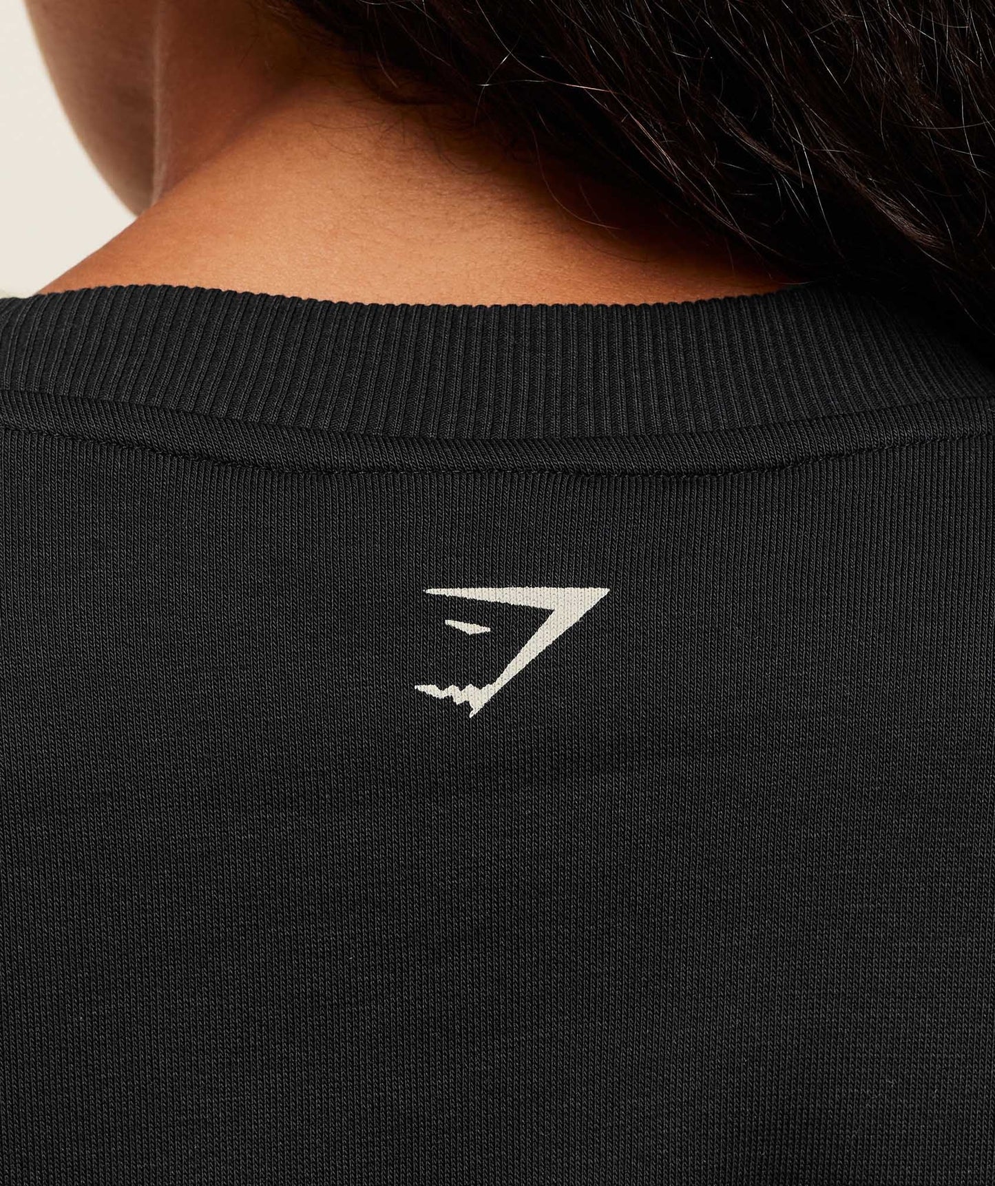 Gymshark Lifting Club Graphic Oversized Crew Neck - Black