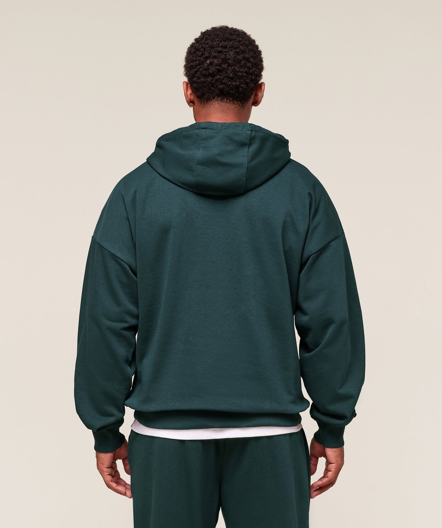 Gymshark Worn Graphic Hoodie - Deep Petrol Blue