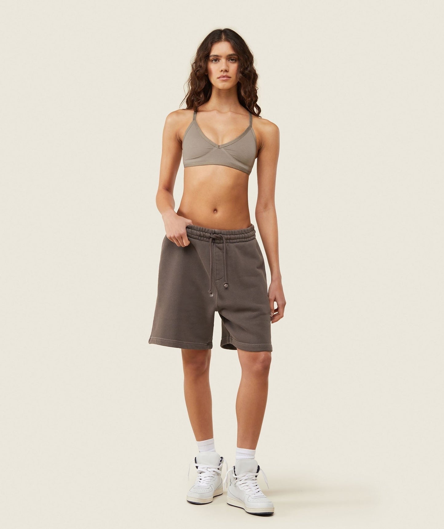 Gymshark everywear Ultra Comfort Bralette - Linen Brown