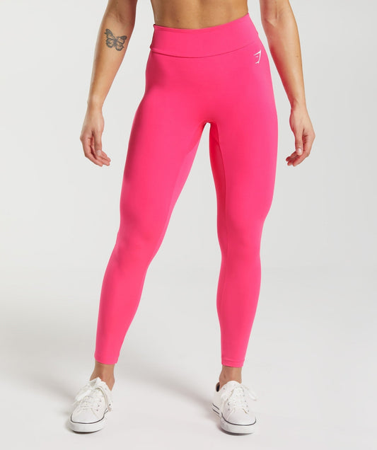 Gymshark Power Regular Leggings - Bright Fuchsia