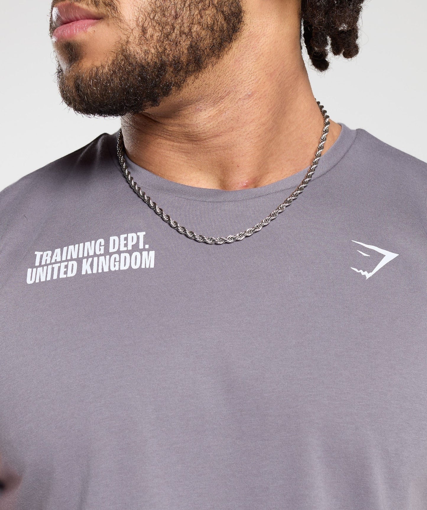 Gymshark Training Dept. UK Cut Off Tank - Fog Purple