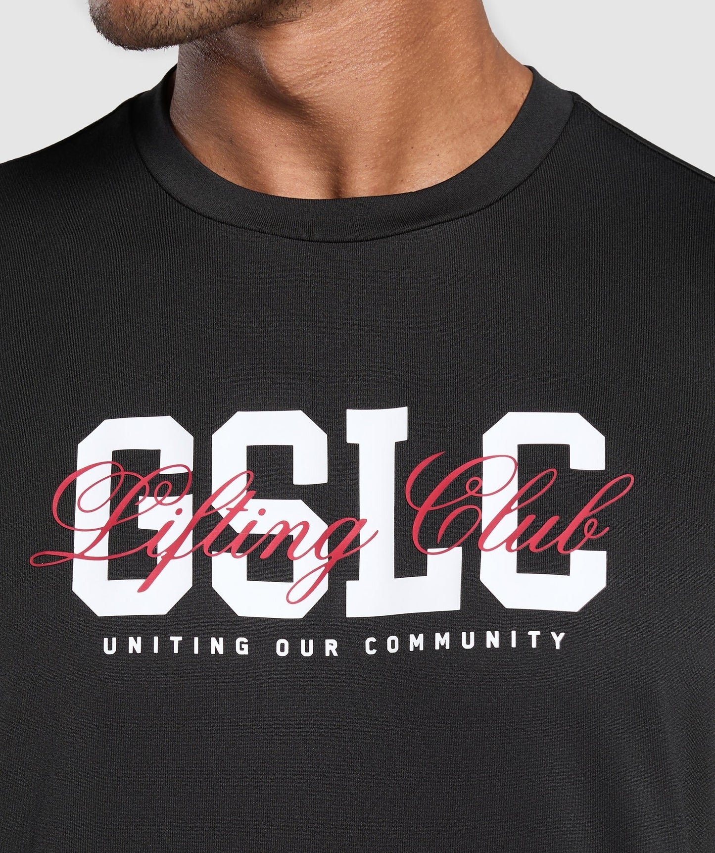 Gymshark Script Graphic T-Shirt - Black