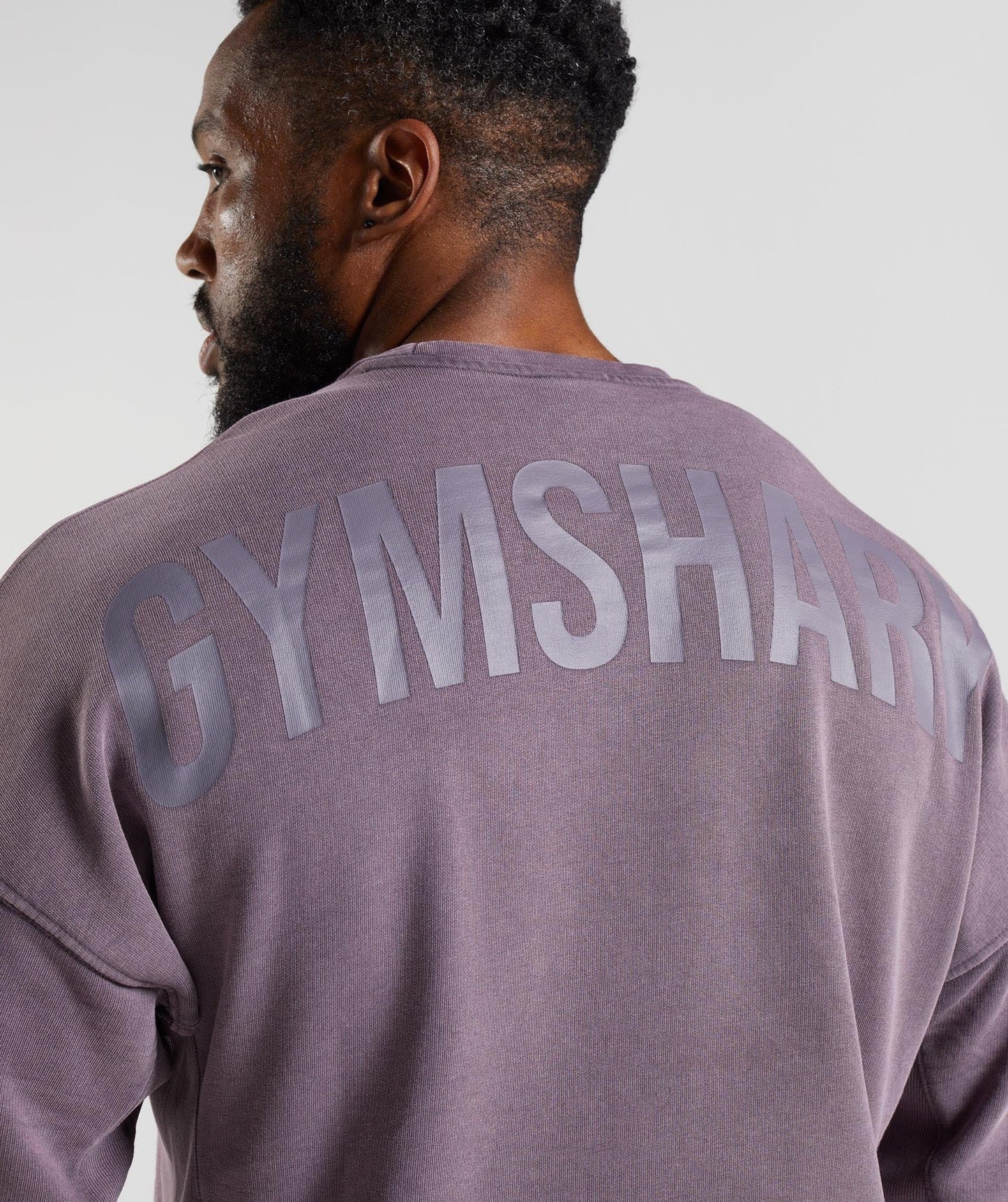 Gymshark Power Washed Crew - Musk Lilac