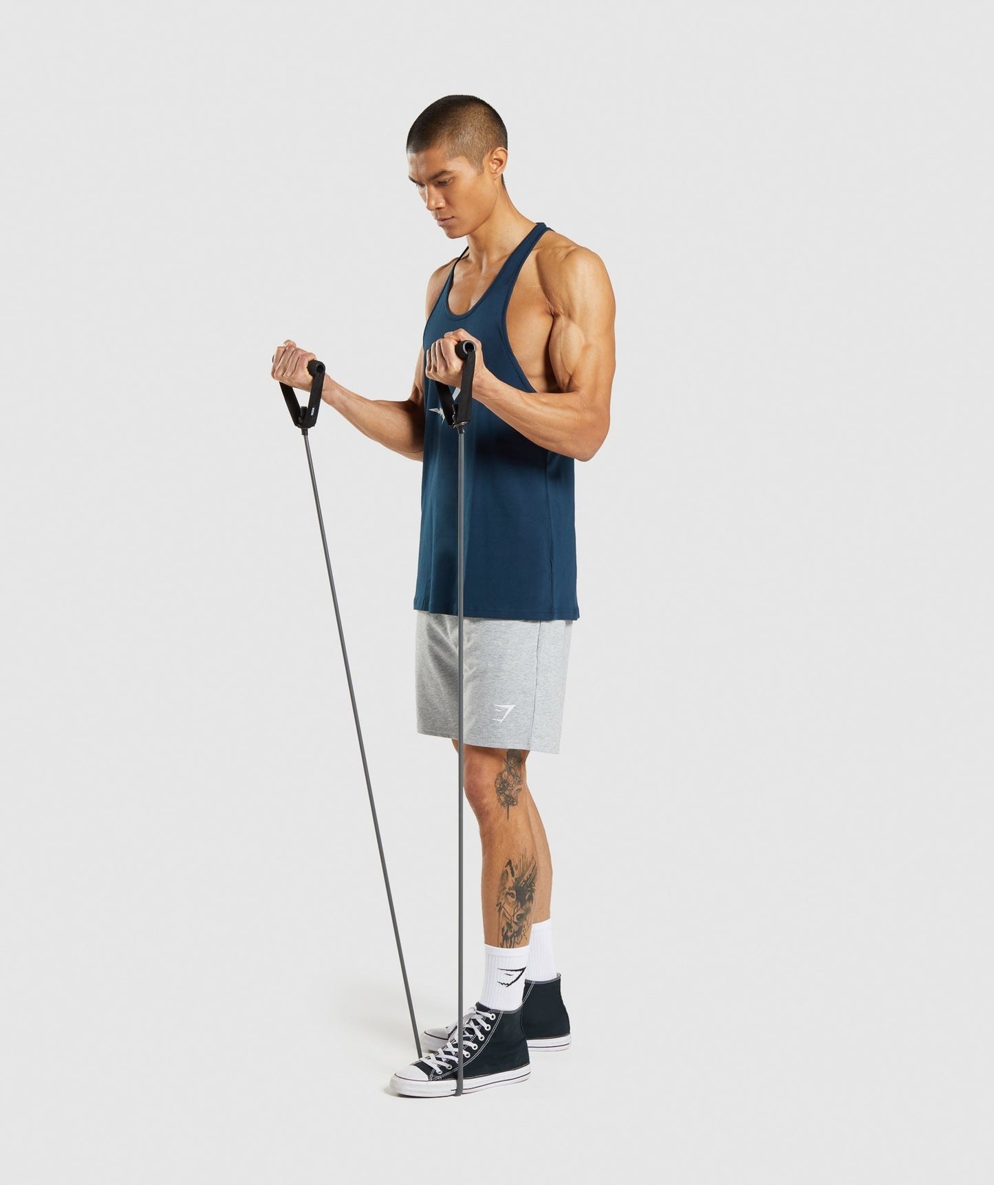Gymshark Sharkhead Infill Stringer - Navy