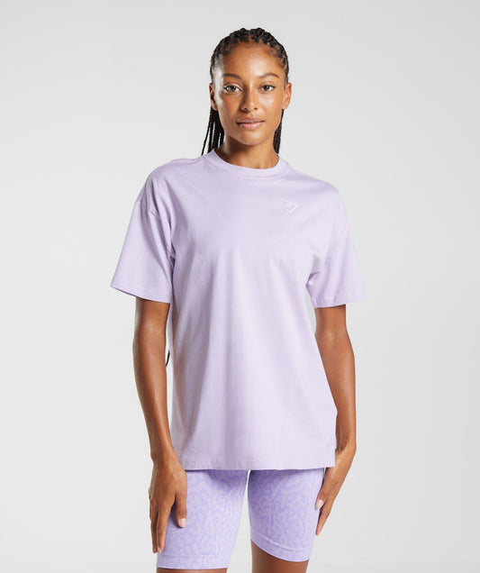 Gymshark Training Oversized T-Shirt - Soft Lilac