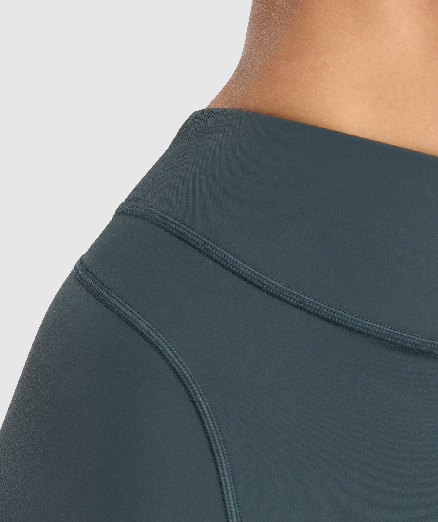 Gymshark Dipped Waistband Shorts - Darkest Teal