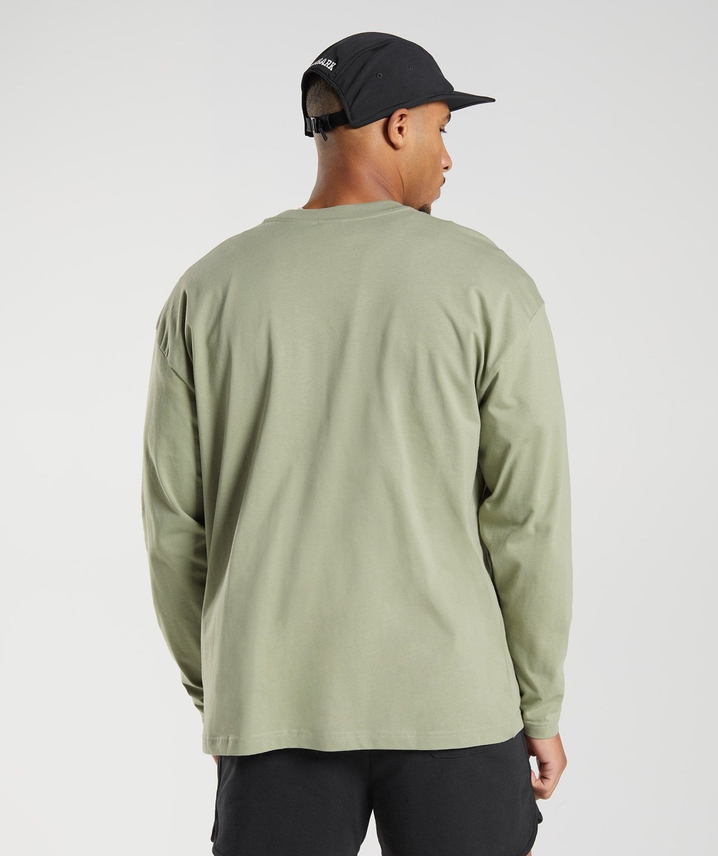 Gymshark Rest Day Sweats Long Sleeve T-Shirt - Sage Green
