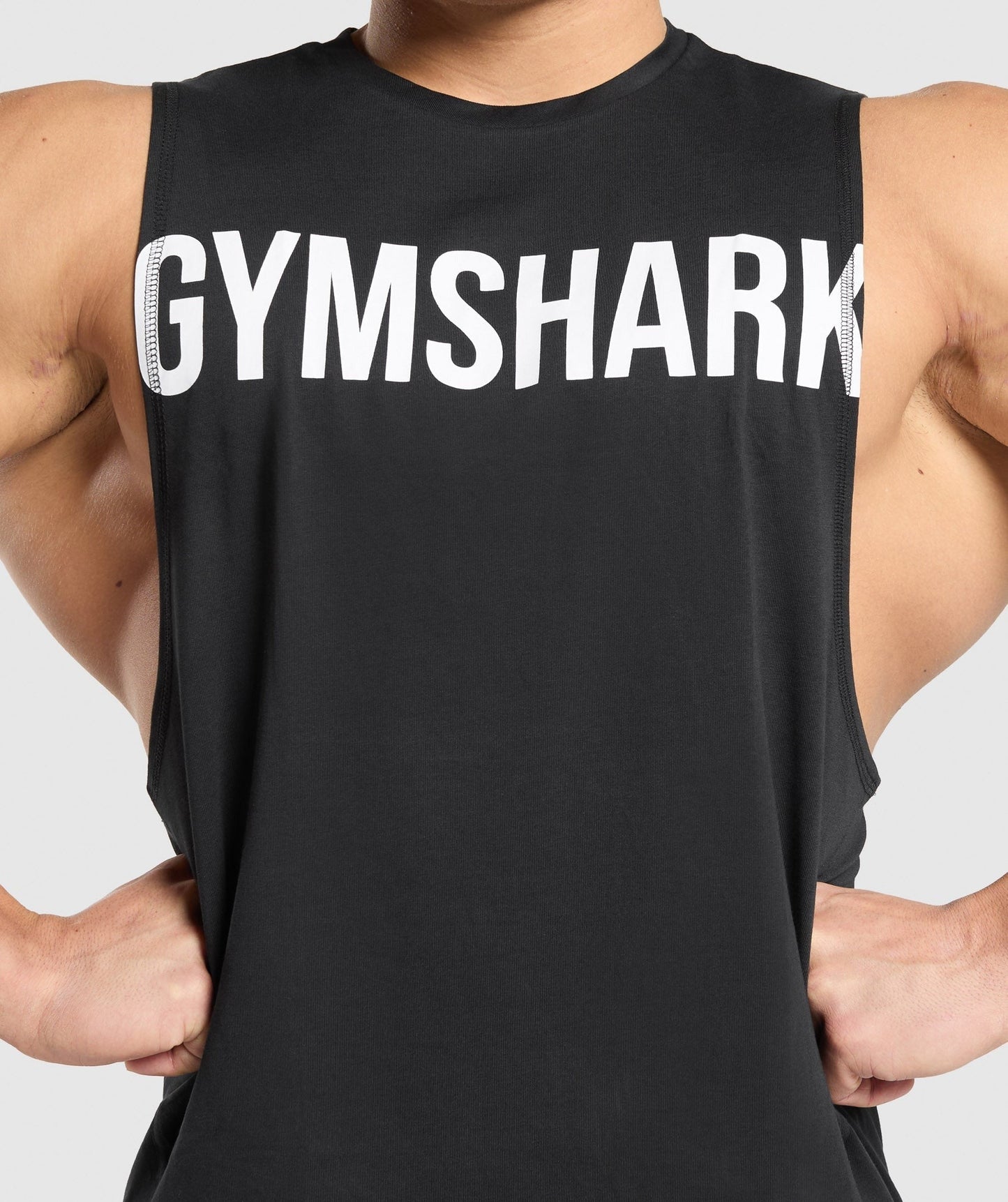 Gymshark Prime Drop Arm Tank - Black
