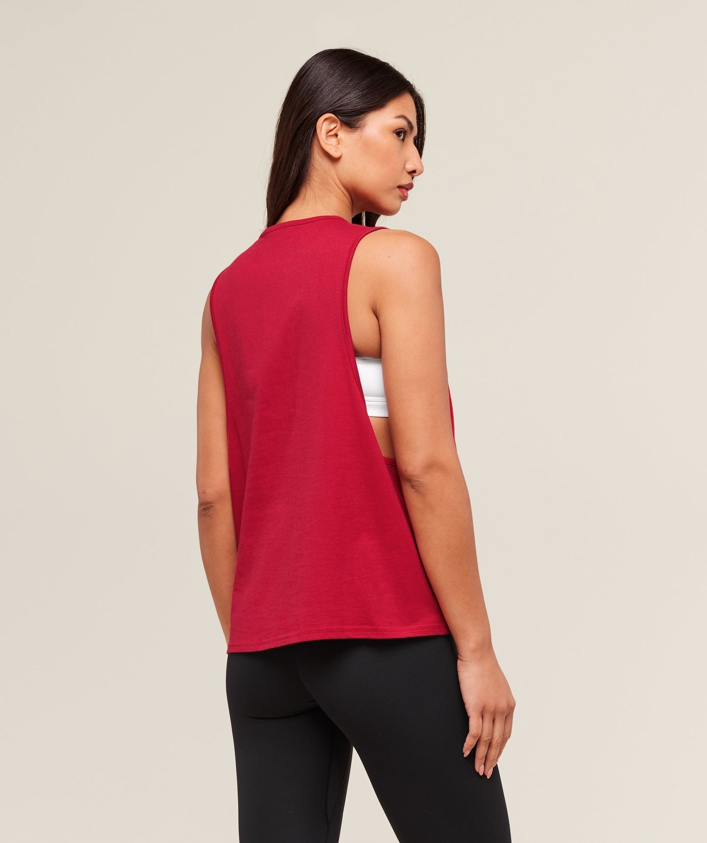 Gymshark Training Drop Arm Tank - Carmine Red