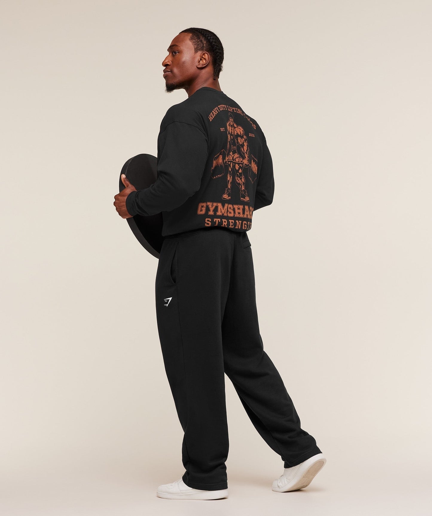 Gymshark Strength Long Sleeve T-Shirt - Black