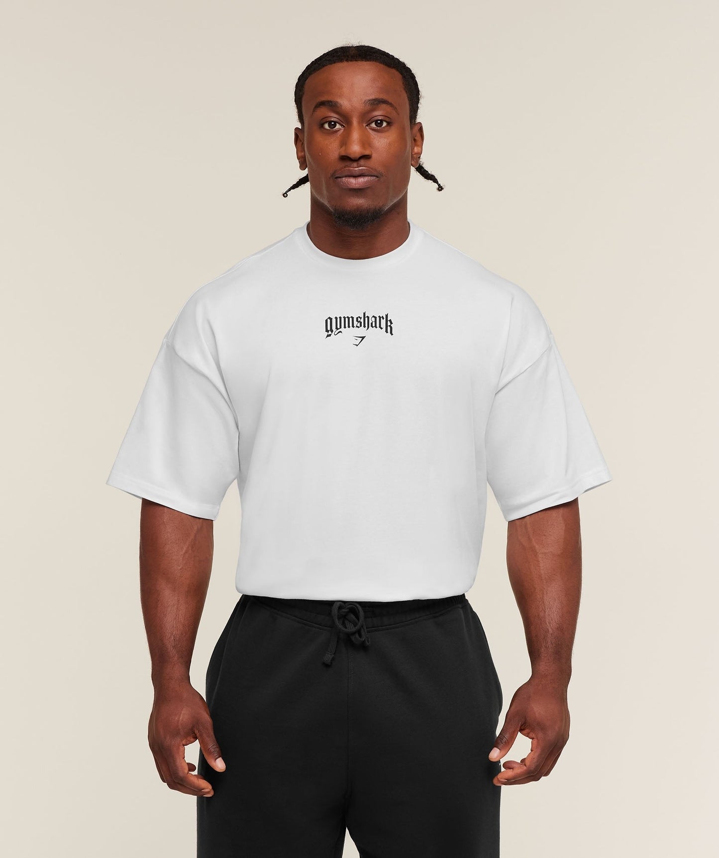 Gymshark Outline Graphic T-Shirt - White