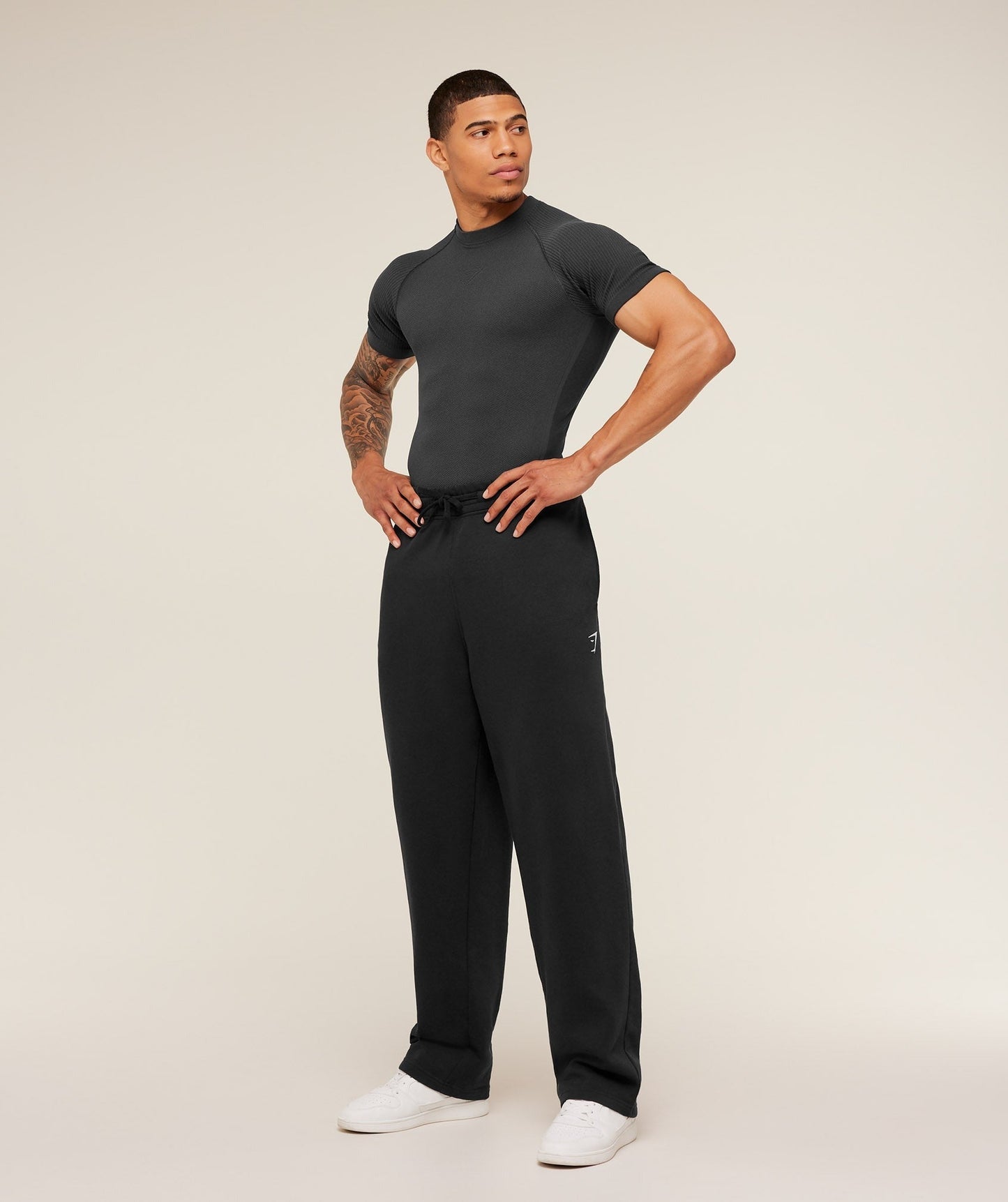 Gymshark Physique T-Shirt - Grey/GS Black