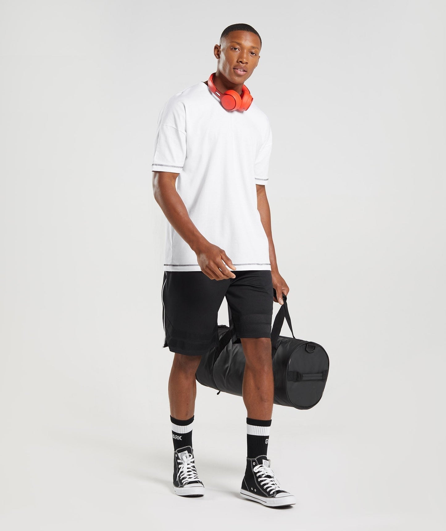 Gymshark Recess T-Shirt - White/Black