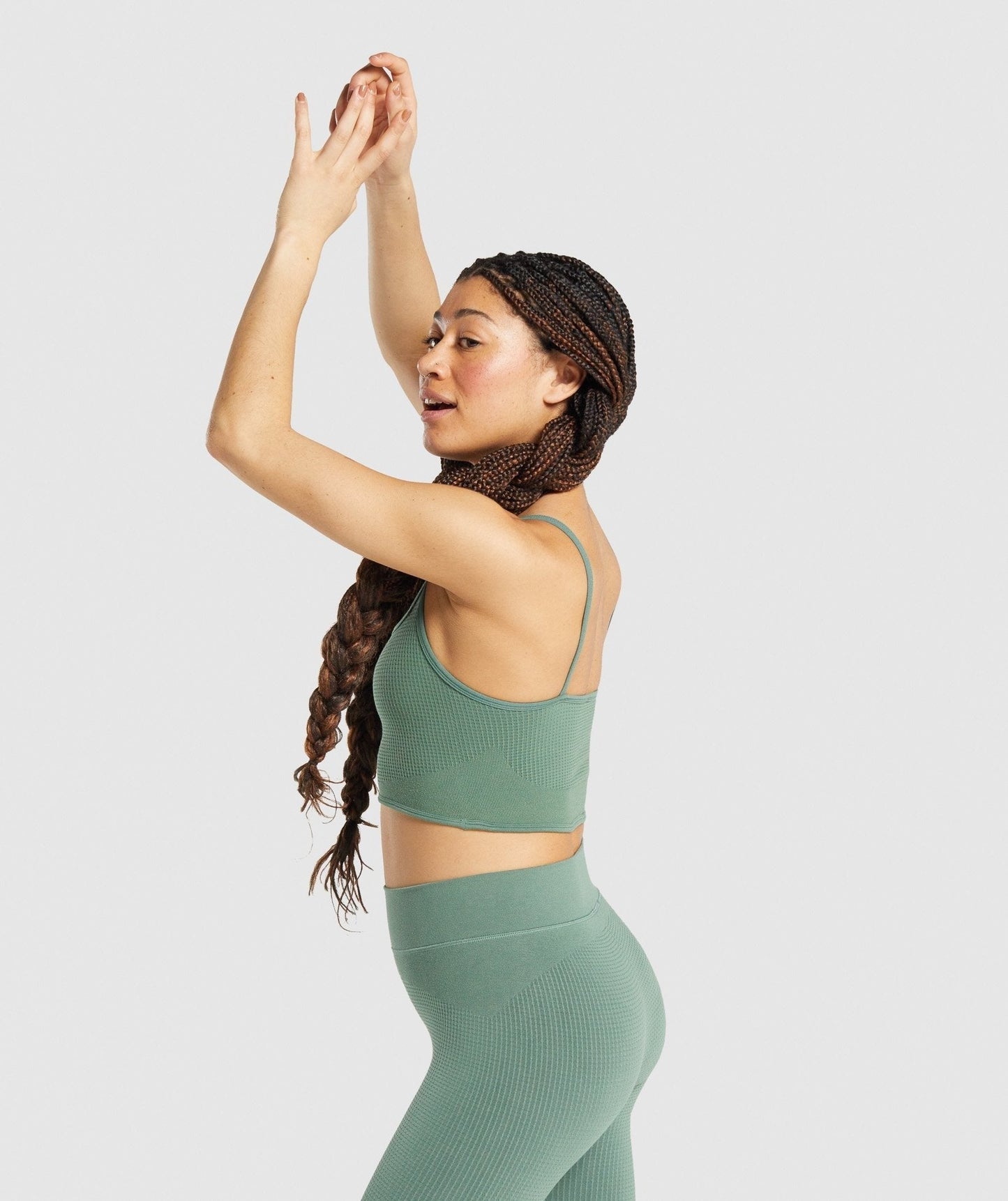 Gymshark Pause Seamless Bralette - Green