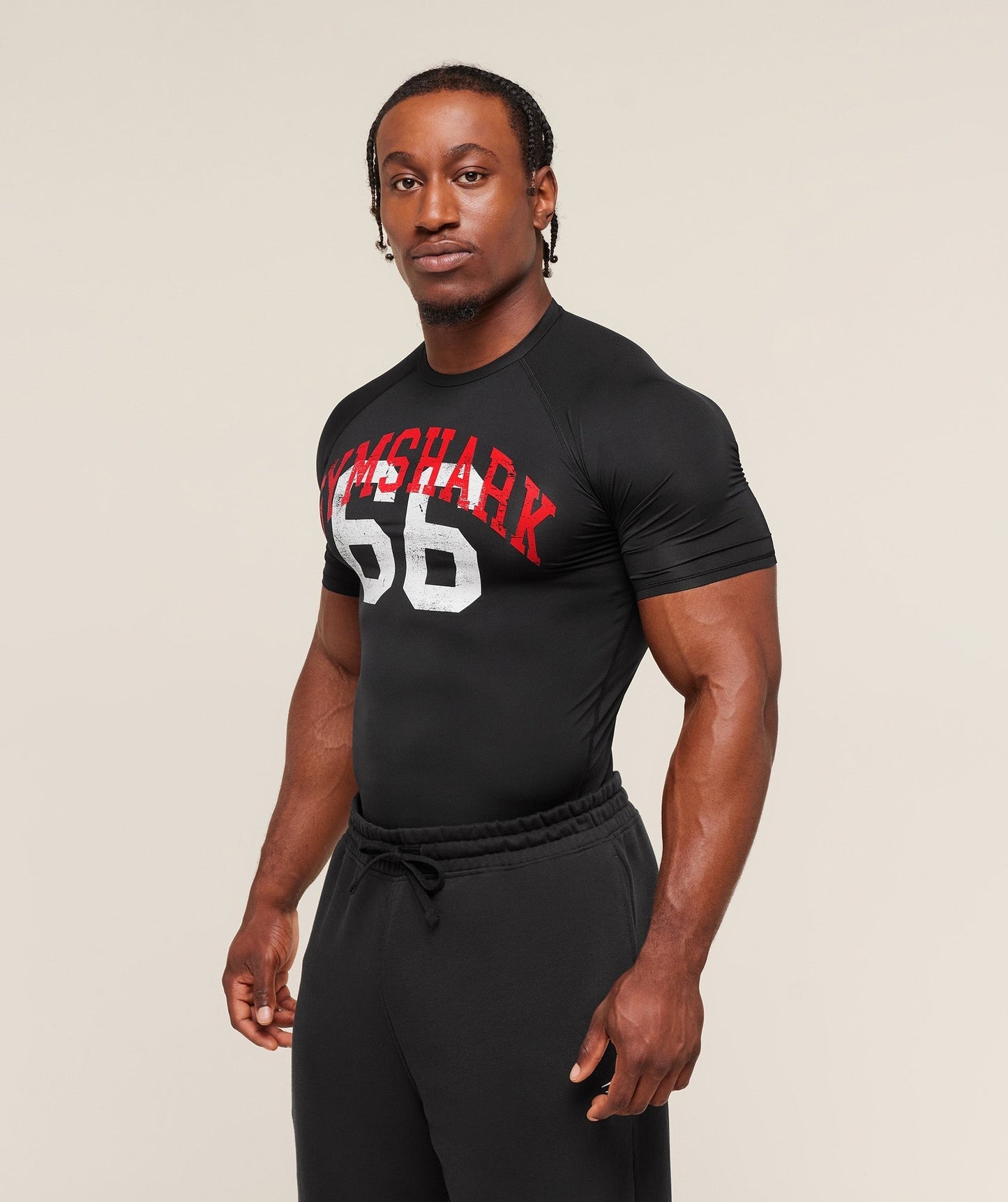 Gymshark Graphic Baselayer T-Shirt - Black