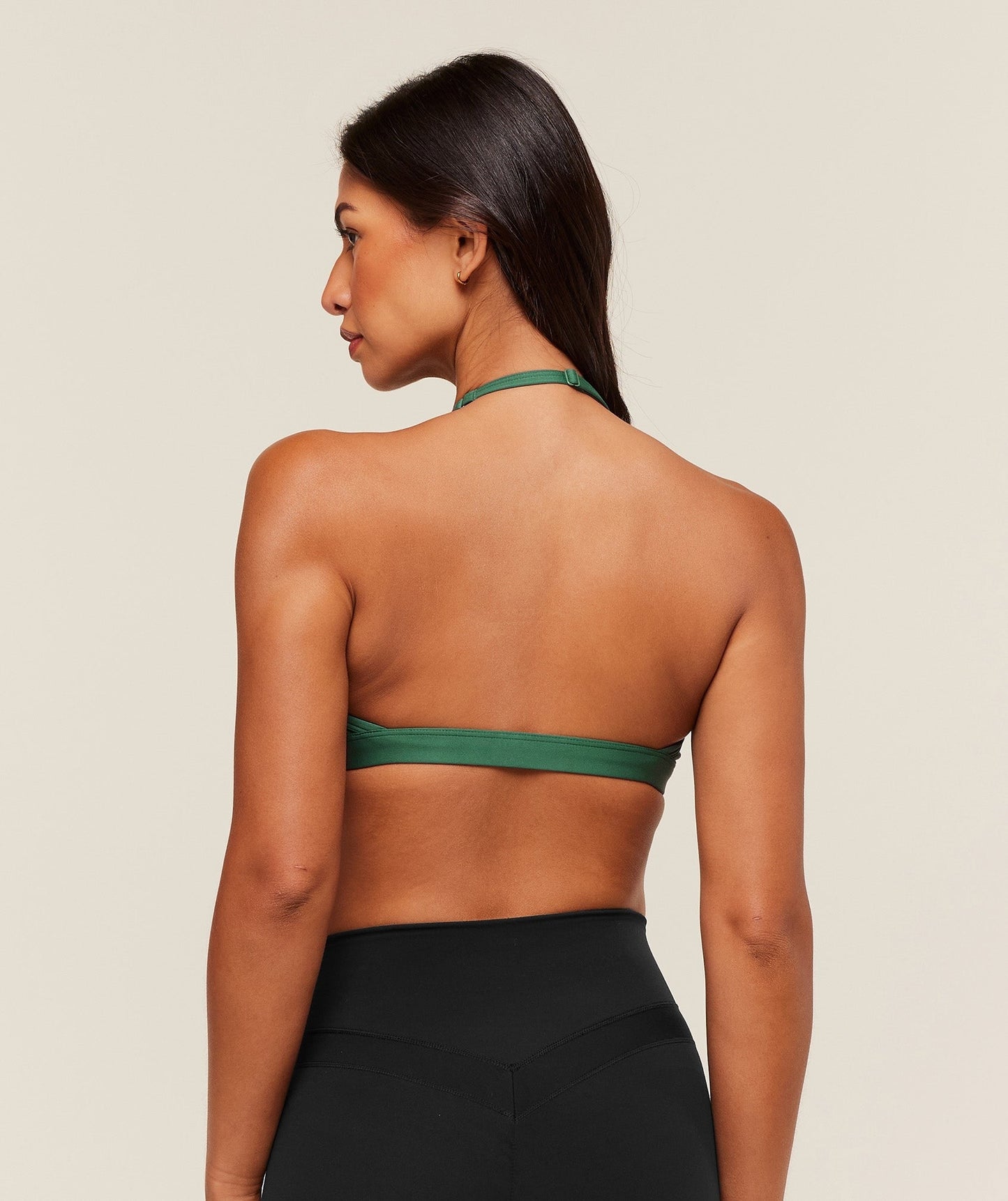 Gymshark Minimal Halterneck Sports Bra - Lift Green