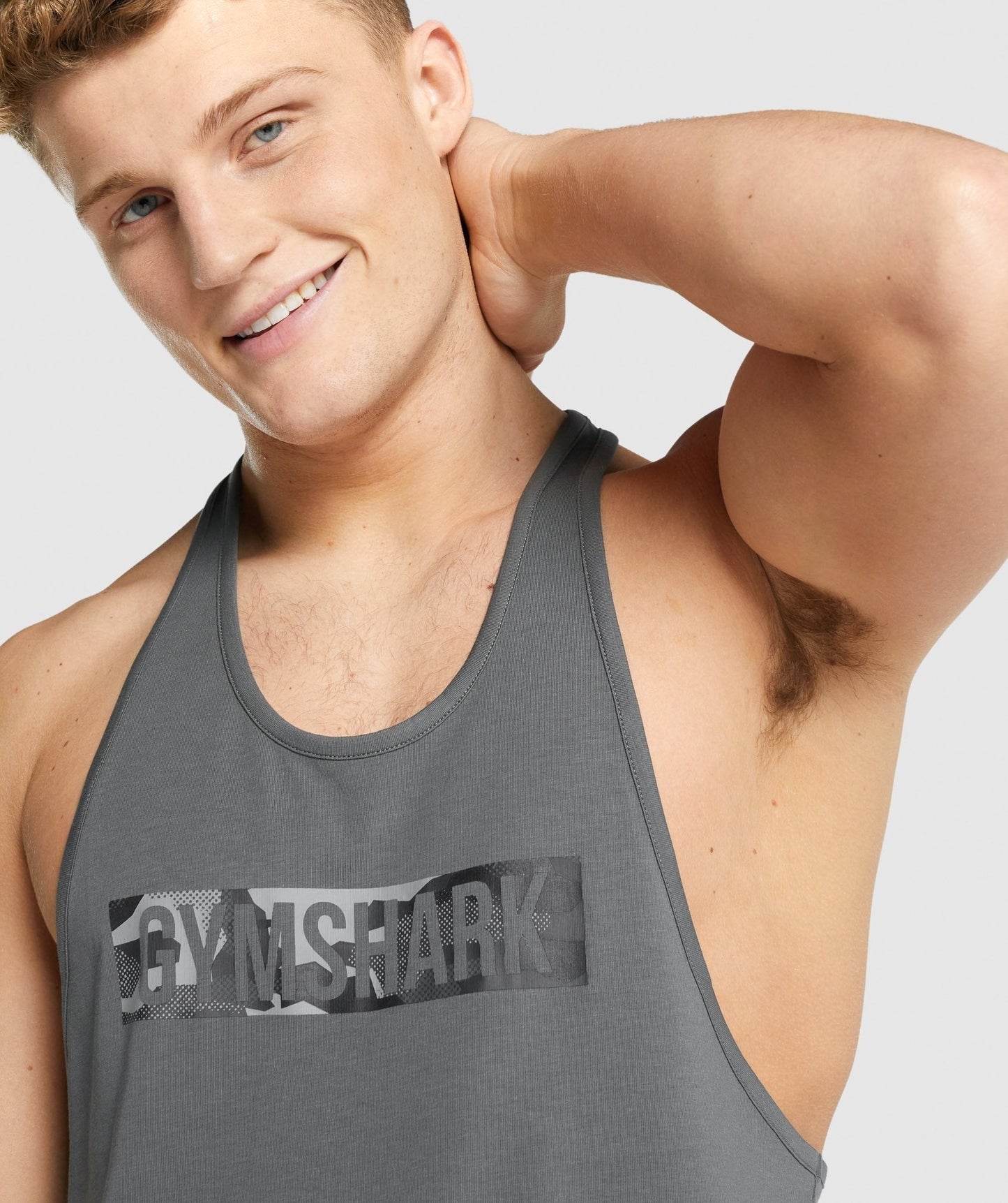 Gymshark Block Infill Stringer - Charcoal