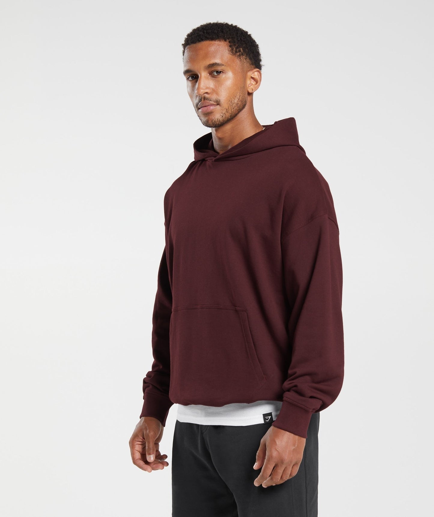 Gymshark Rest Day Essentials Hoodie - Rich Maroon
