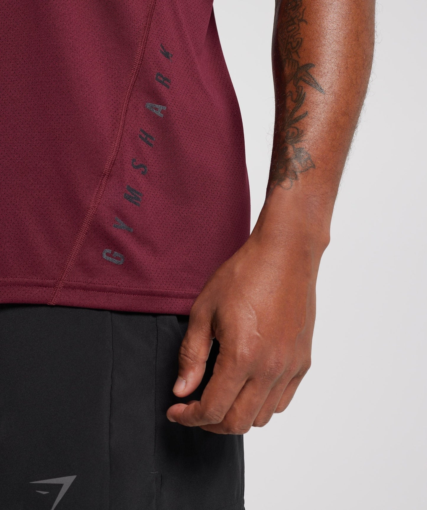 Gymshark Sport T-Shirt - Plum Pink/Black Marl