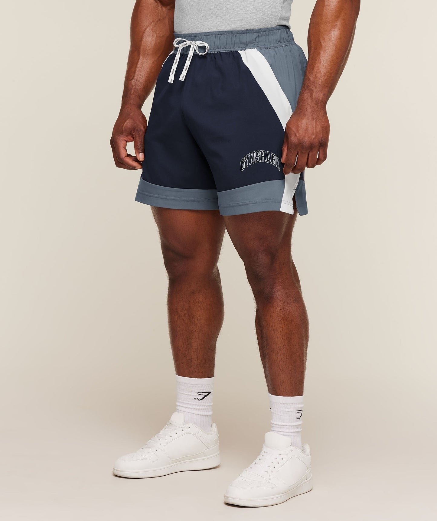 Gymshark Collegiate Tech Shorts - Iron Blue