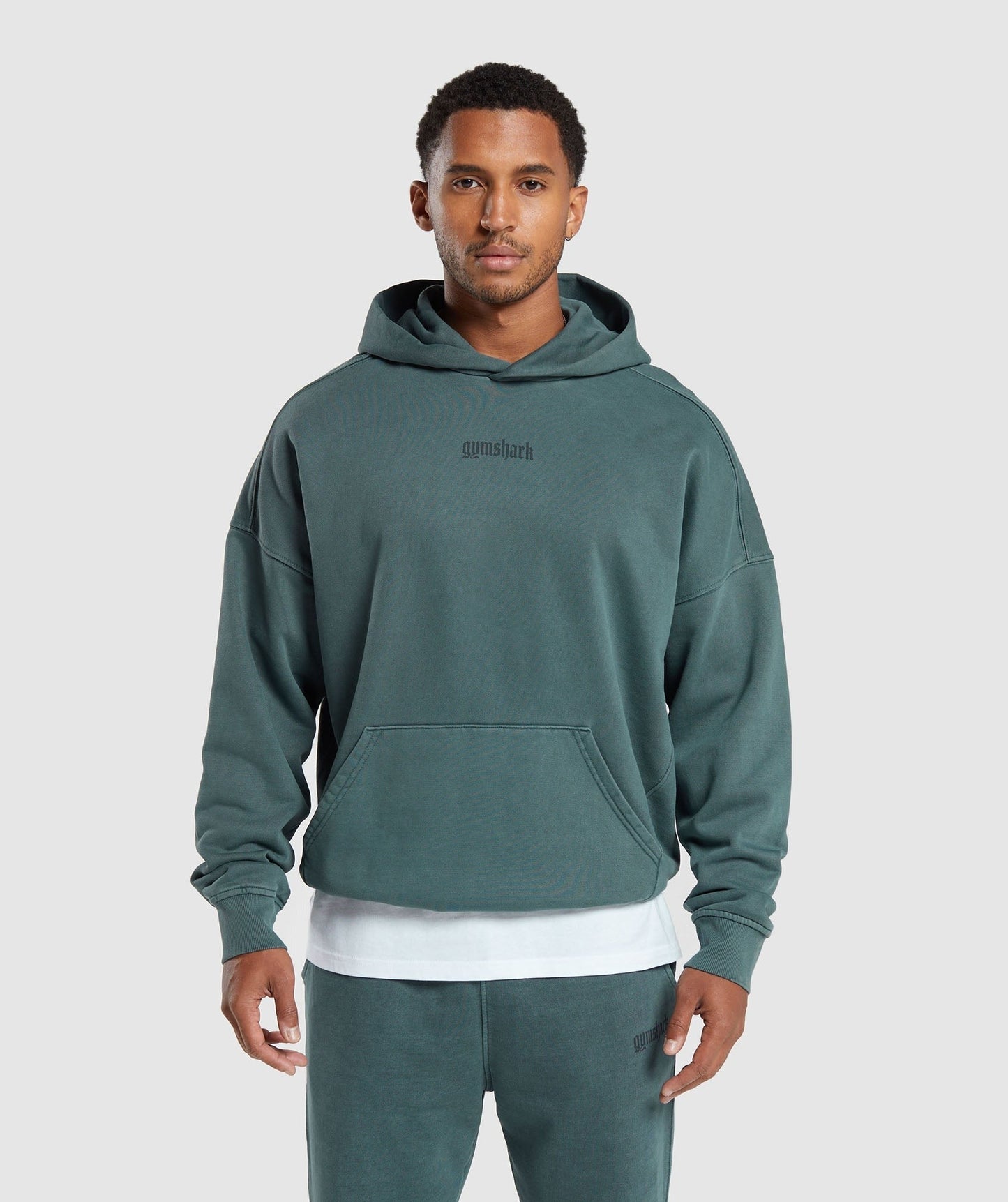 Gymshark Heavyweight Hoodie - Smokey Teal