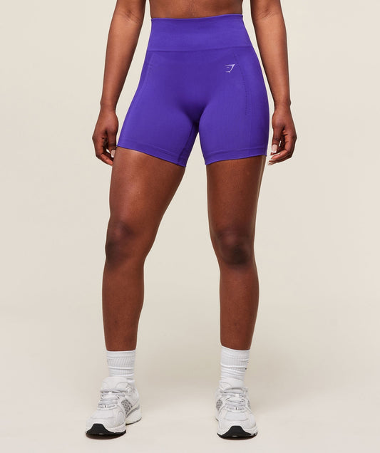 Gymshark Energise Seamless Shorts - Cobalt Purple