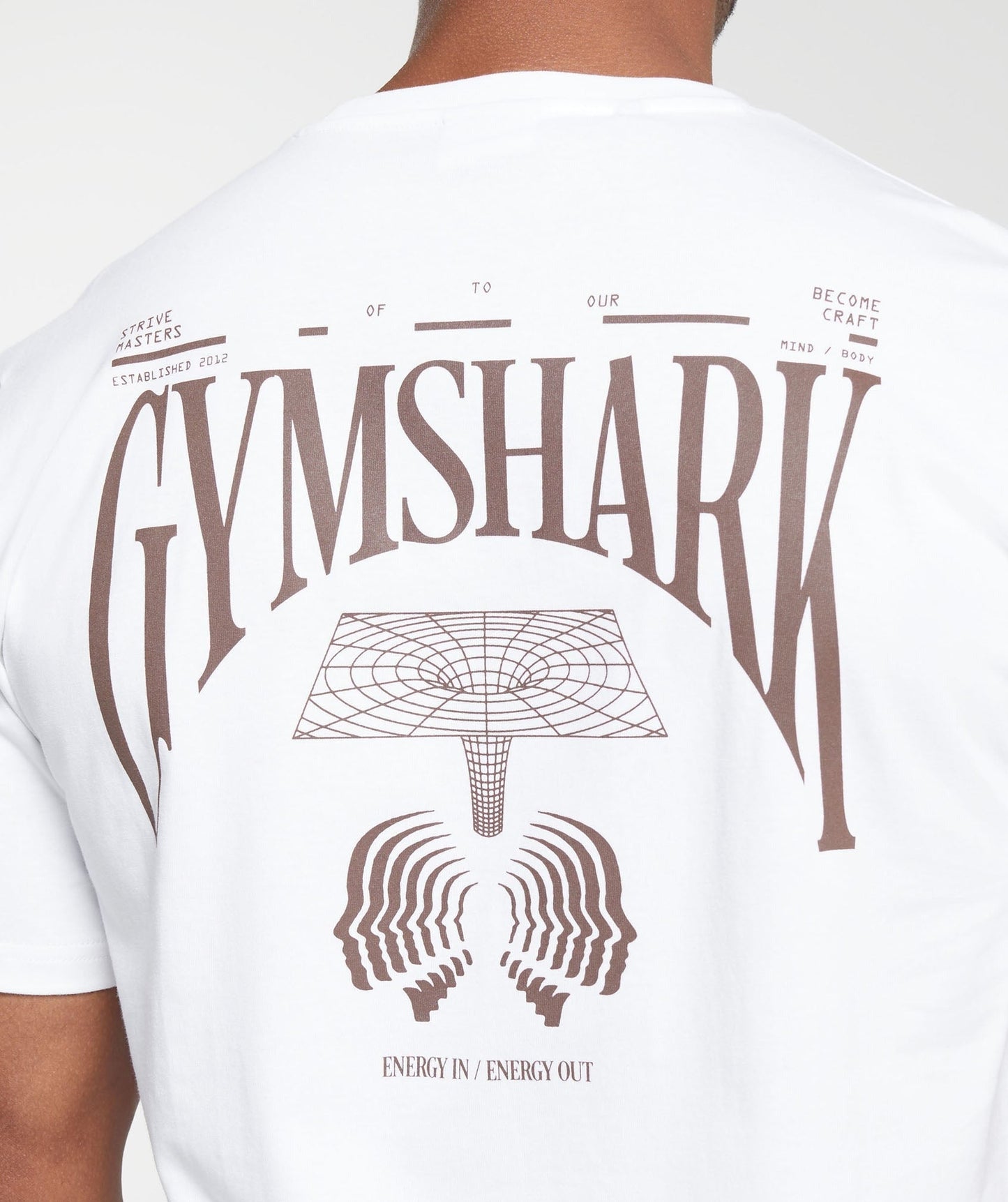 Gymshark Hybrid Wellness T-Shirt - White