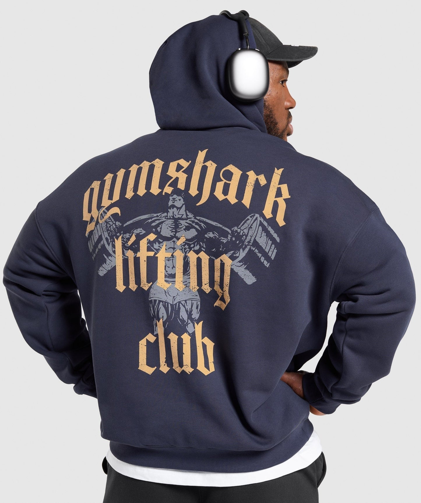 Gymshark Lifting Club Hoodie - Heavy Blue