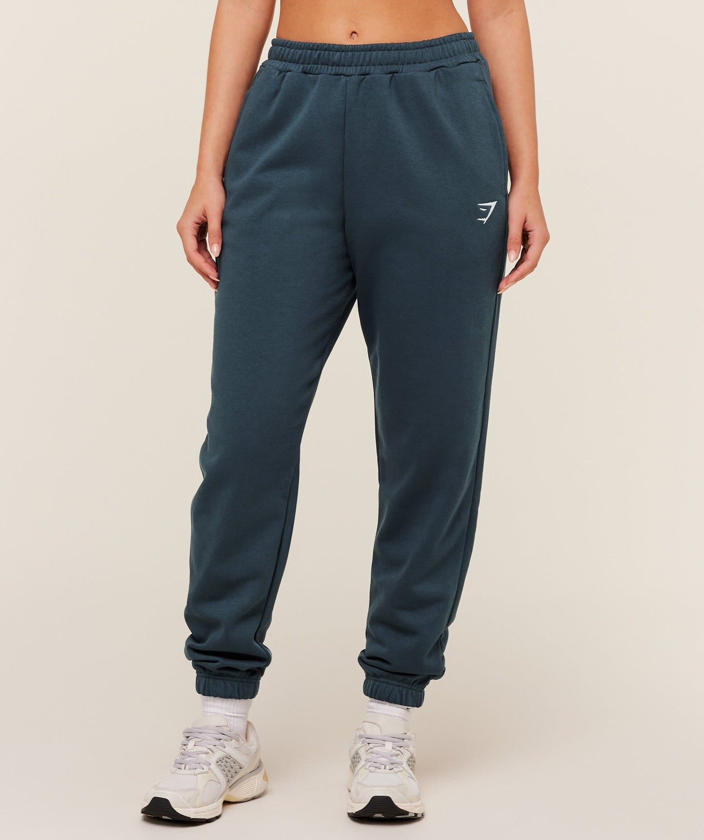 Gymshark Training Regular Fleece Joggers - GS Stealth Blue
