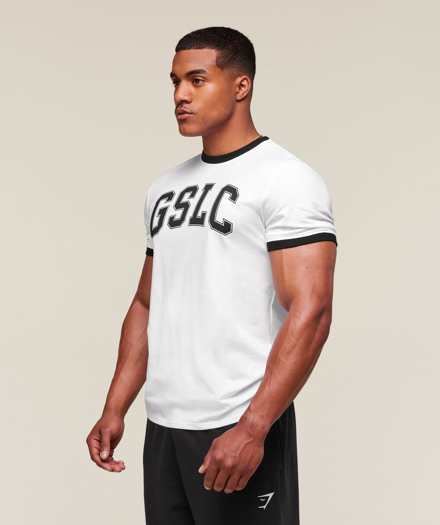 Gymshark GSLC Ringer T-Shirt - White