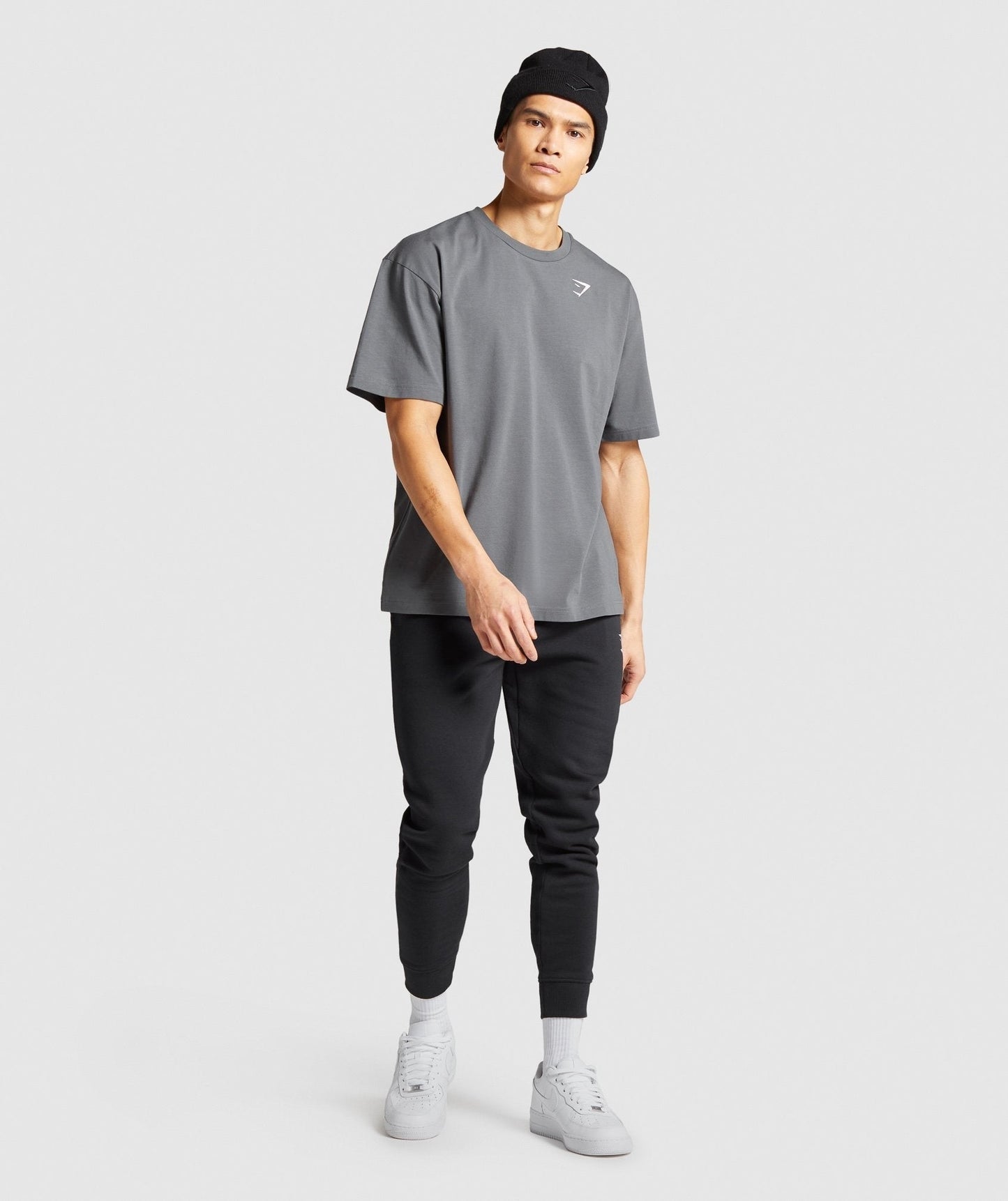 Gymshark Essential Oversized T-Shirt - Charcoal