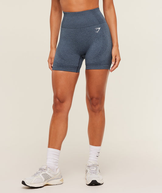 Gymshark Vital Seamless Shorts - GS Stealth Blue/ Marl