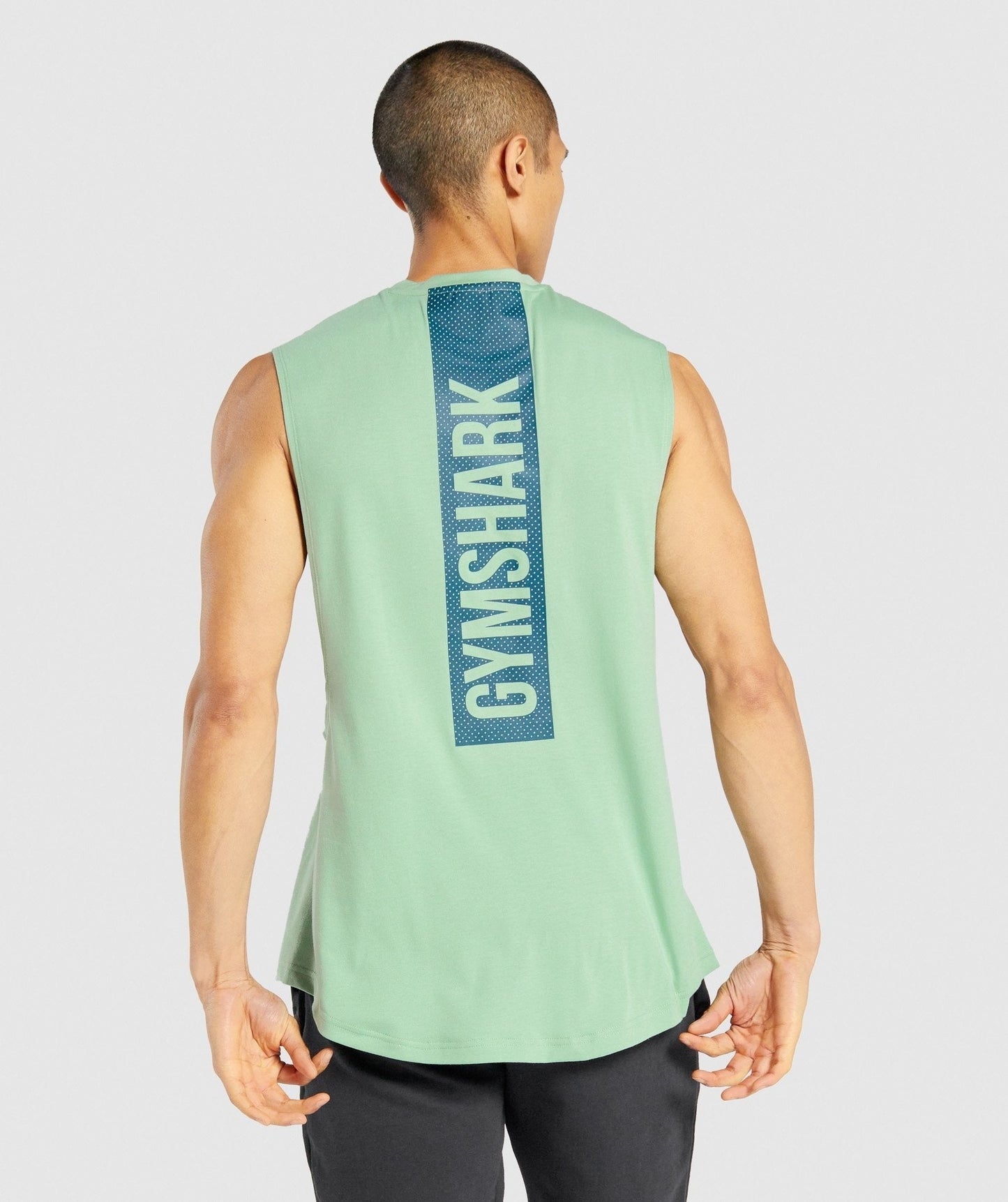 Gymshark Bold Drop Arm Tank - Green