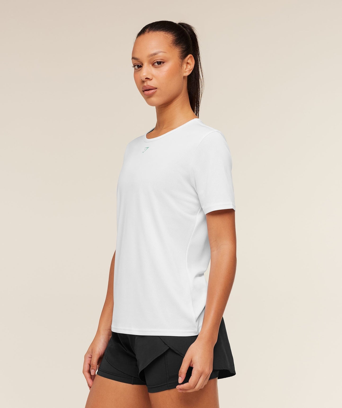 Gymshark Graphic Short Sleeve T-Shirt - GS White