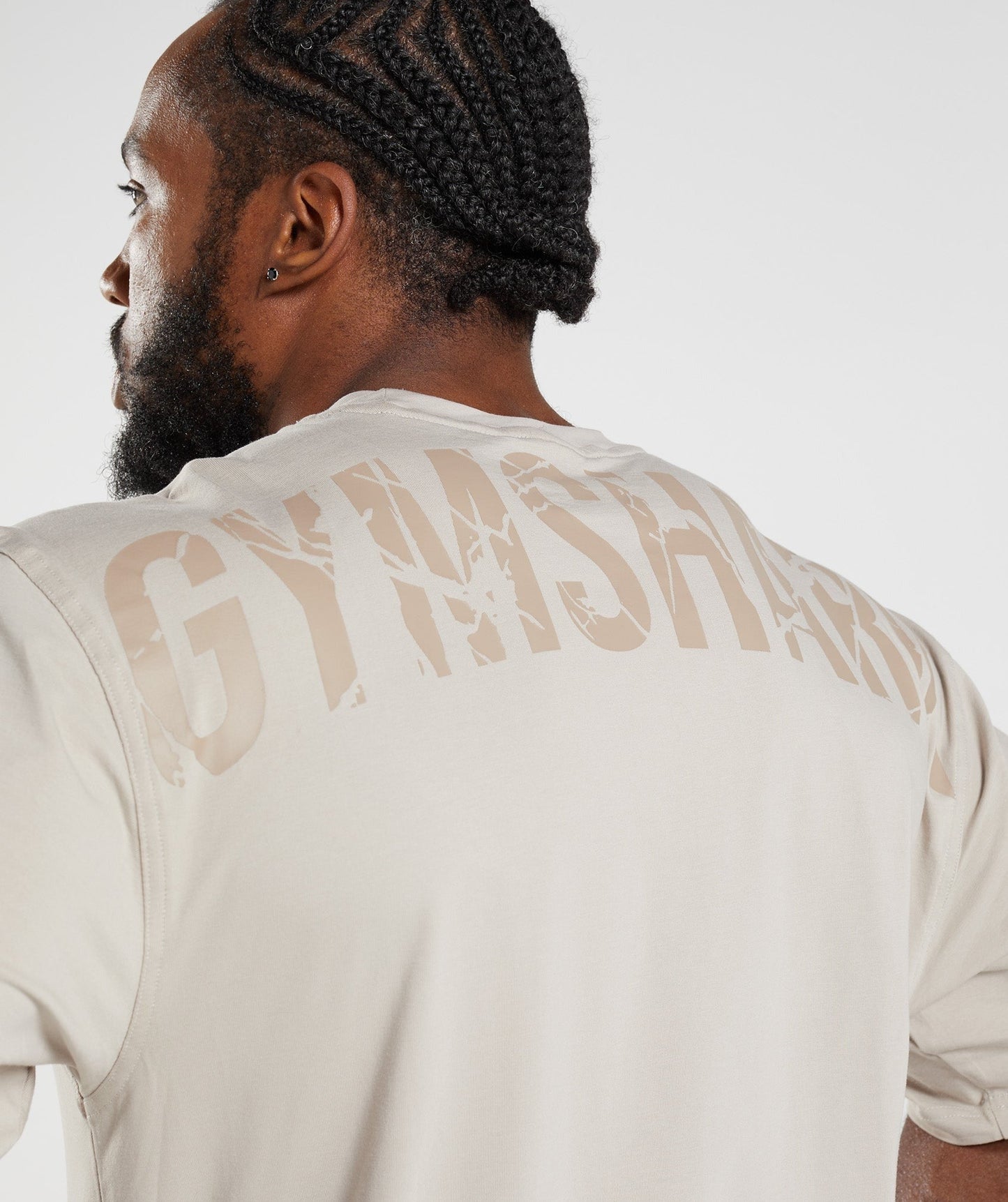 Gymshark Power T-Shirt - Pebble Grey