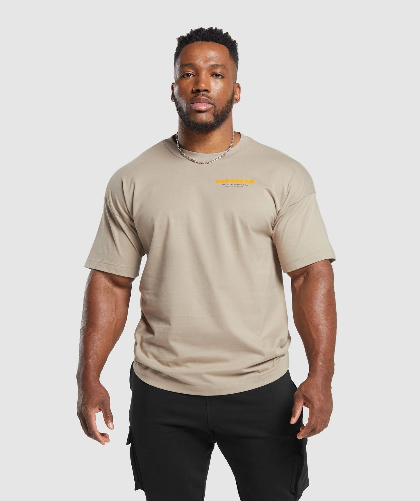 Gymshark Heavy Metal T-Shirt - Brown
