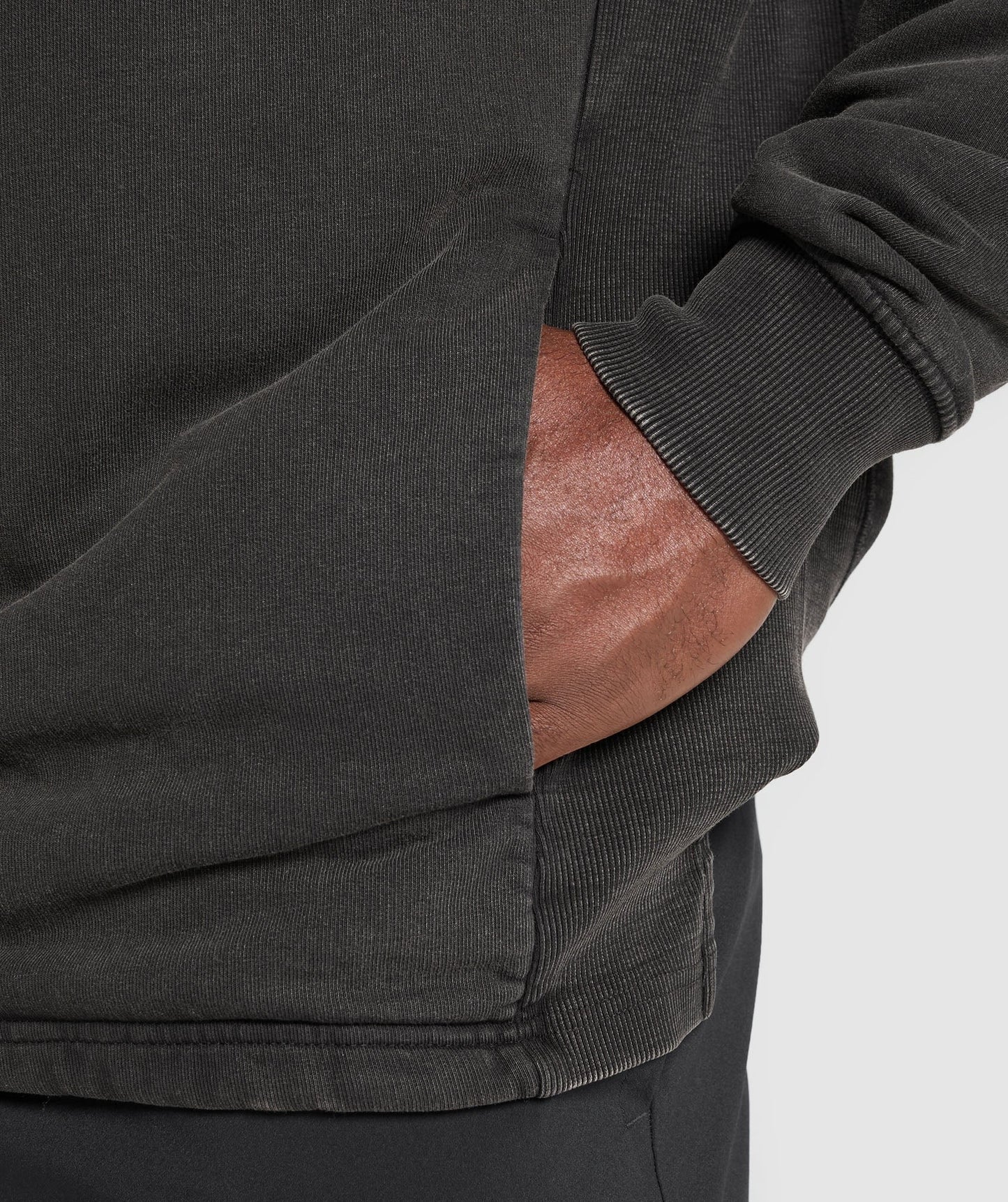 Gymshark Power Washed Crew - Black