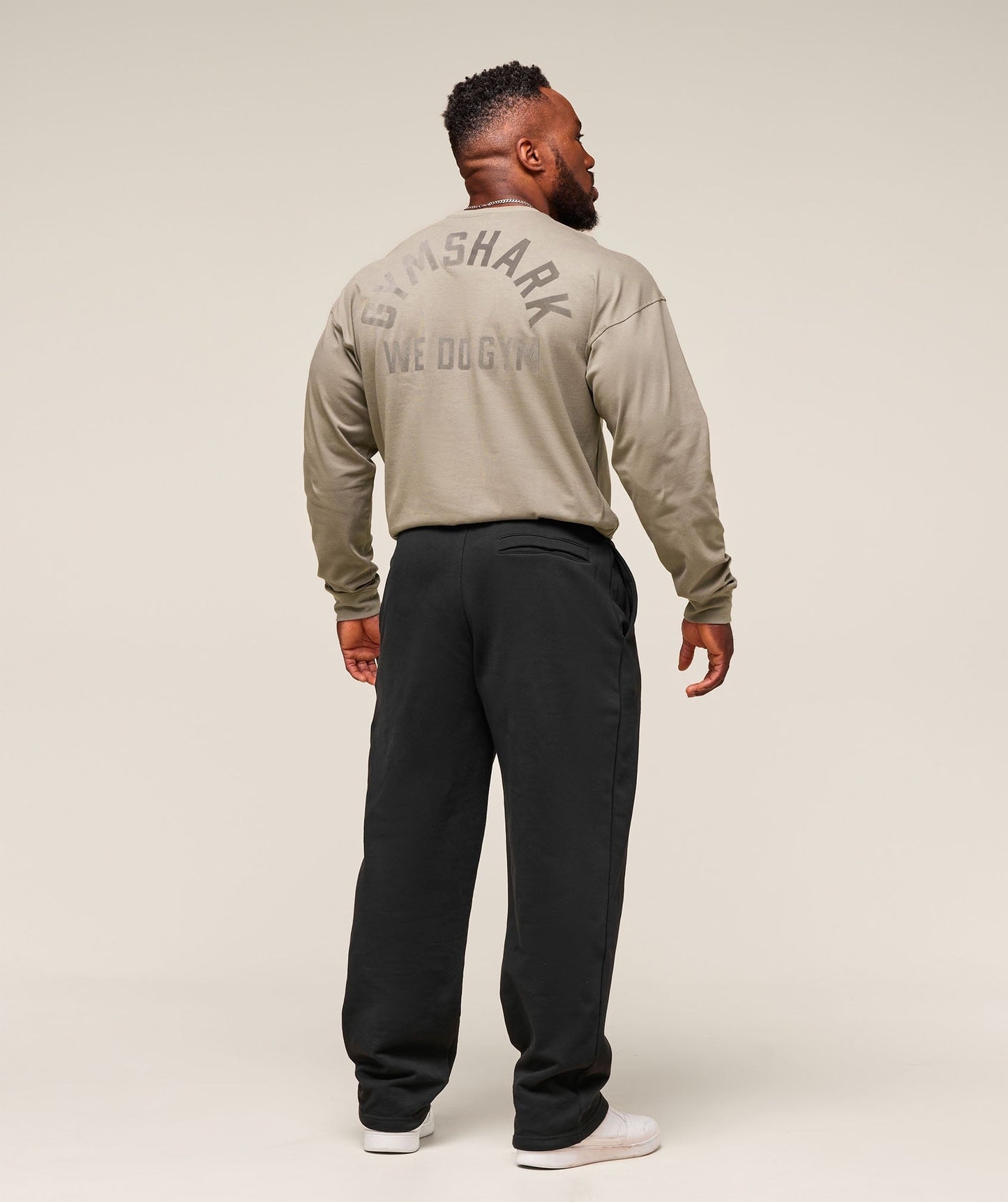 Gymshark We Do Gym Long Sleeve T-Shirt - Linen Brown