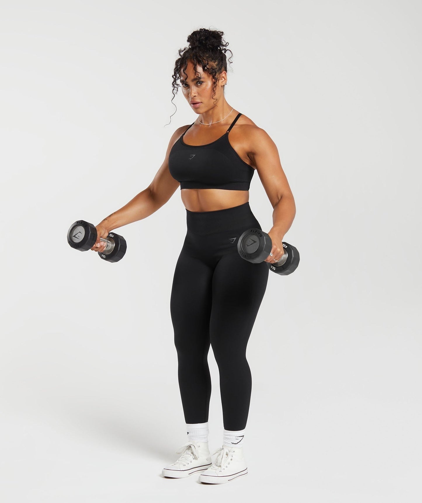 Gymshark Flex Strappy Sports Bra - Black