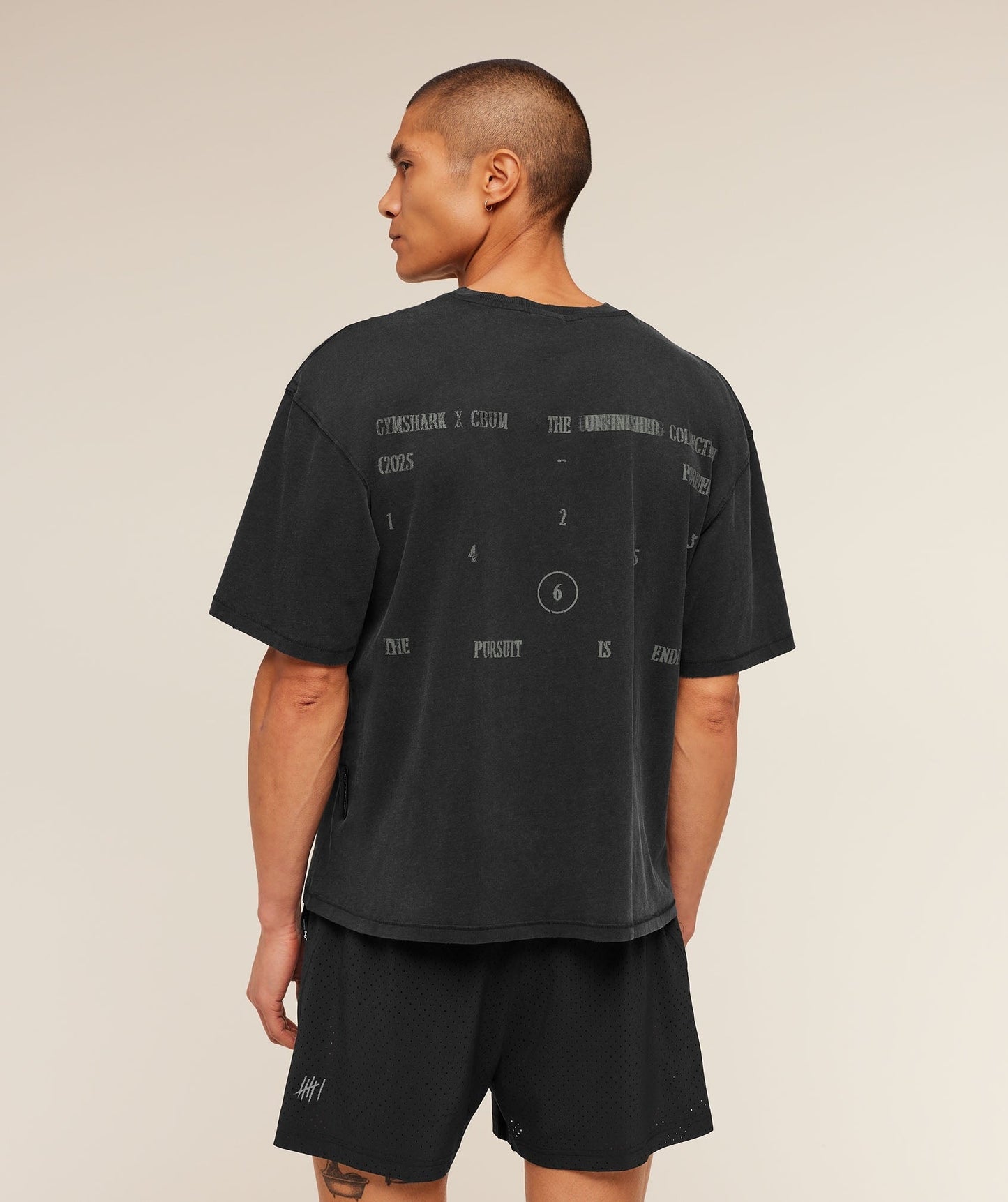 Gymshark x CBUM T-Shirt - Black