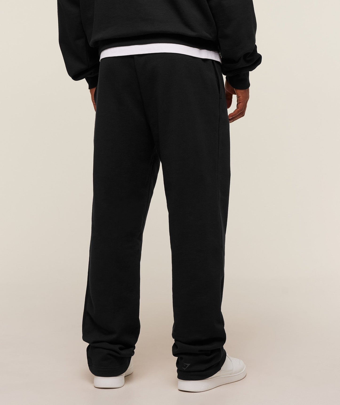 Gymshark Embossed Straight Leg Joggers - Black