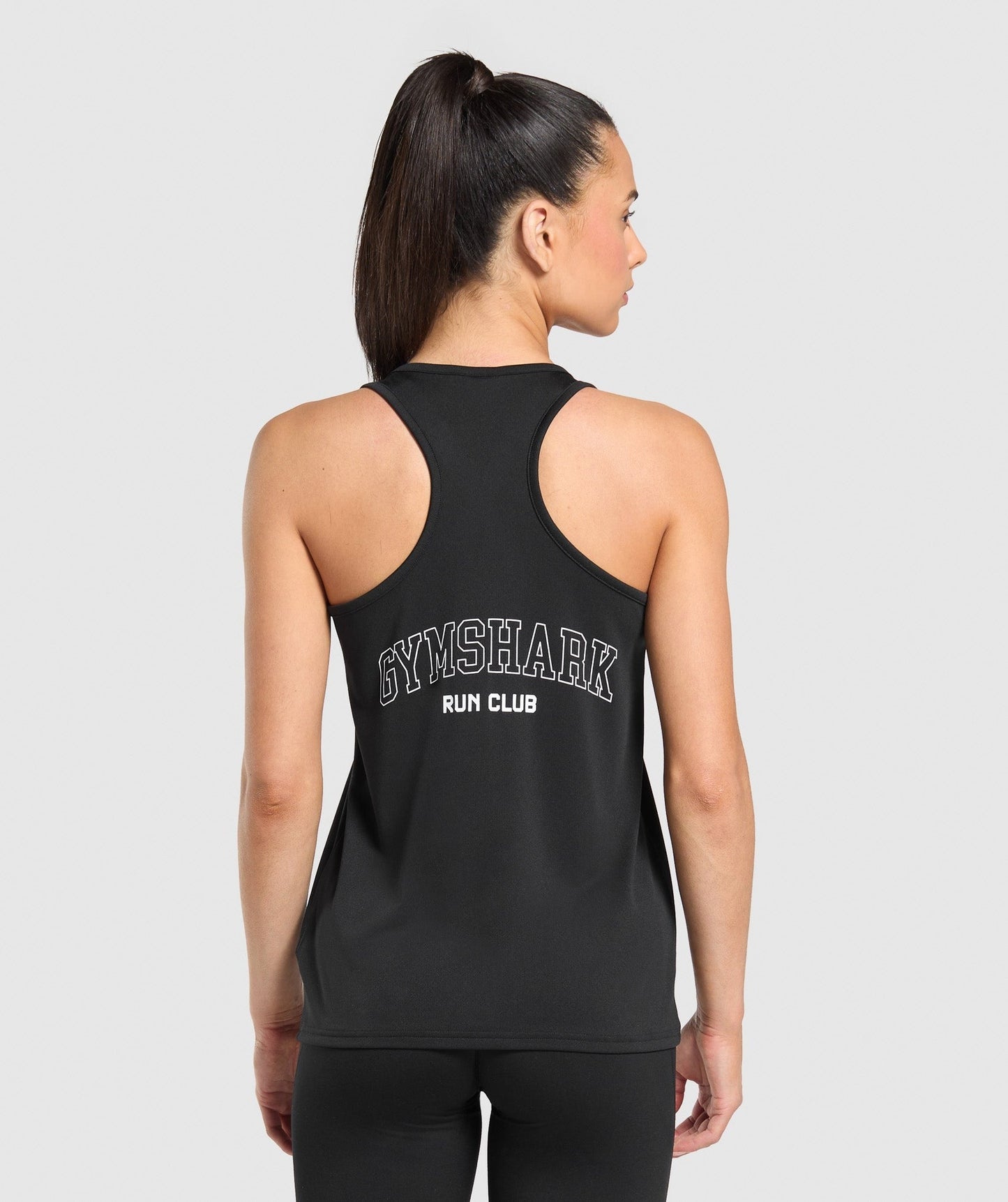 Gymshark Run Club Graphic Tank - Black