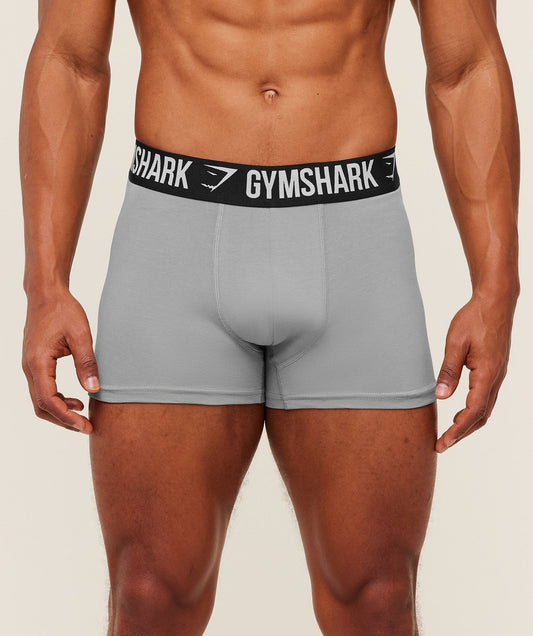 Gymshark Boxer Brief 3PK - GS Smokey Grey/GS Smokey Grey/GS Smokey Grey