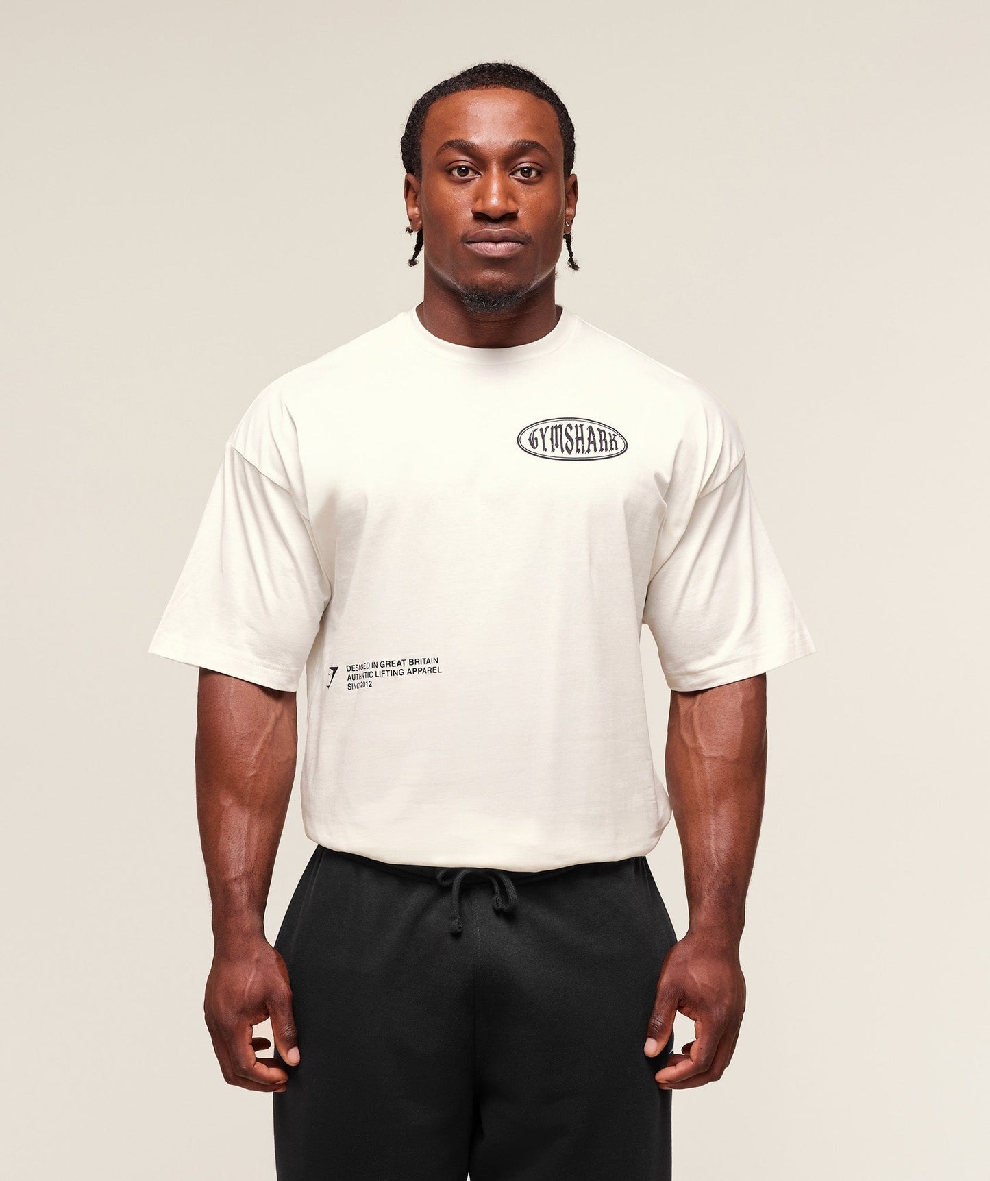 Gymshark Authentic Lifting Apparel T-Shirt - Soft White