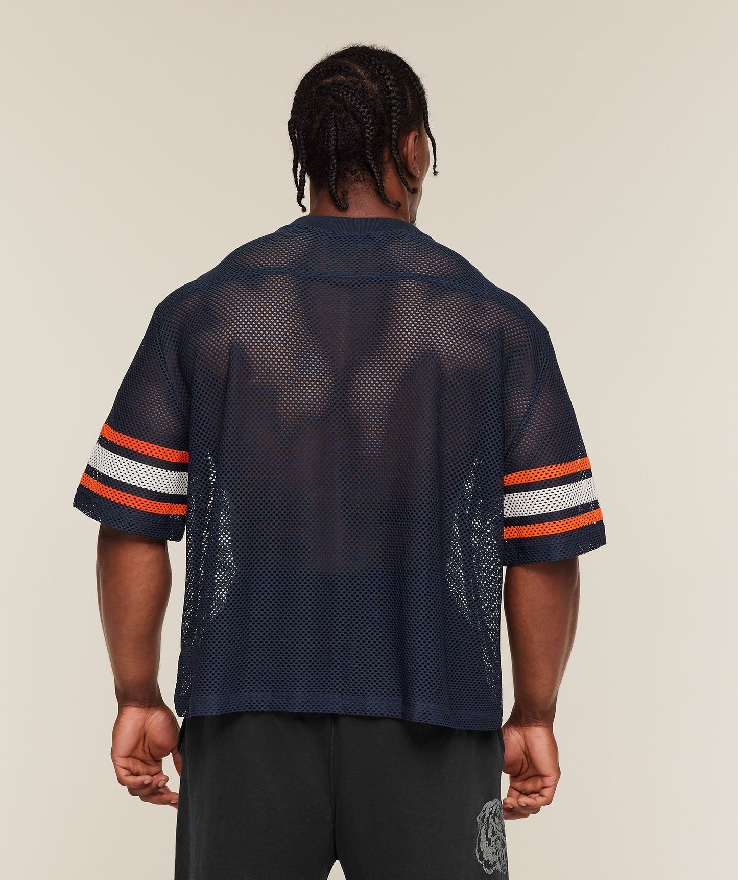 Gymshark Collective Mesh Contrast Jersey - Heavy Blue