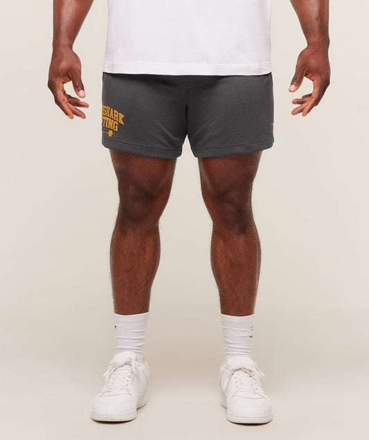 Gymshark Lifting Barbell Mesh 5" Short - Grey