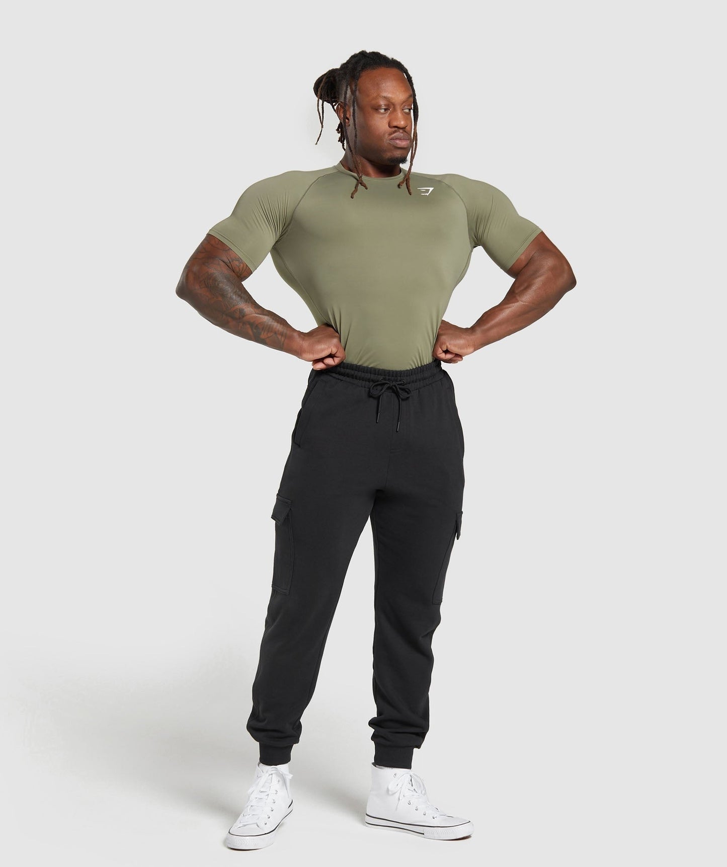 Gymshark Element Baselayer T-Shirt - Utility Green