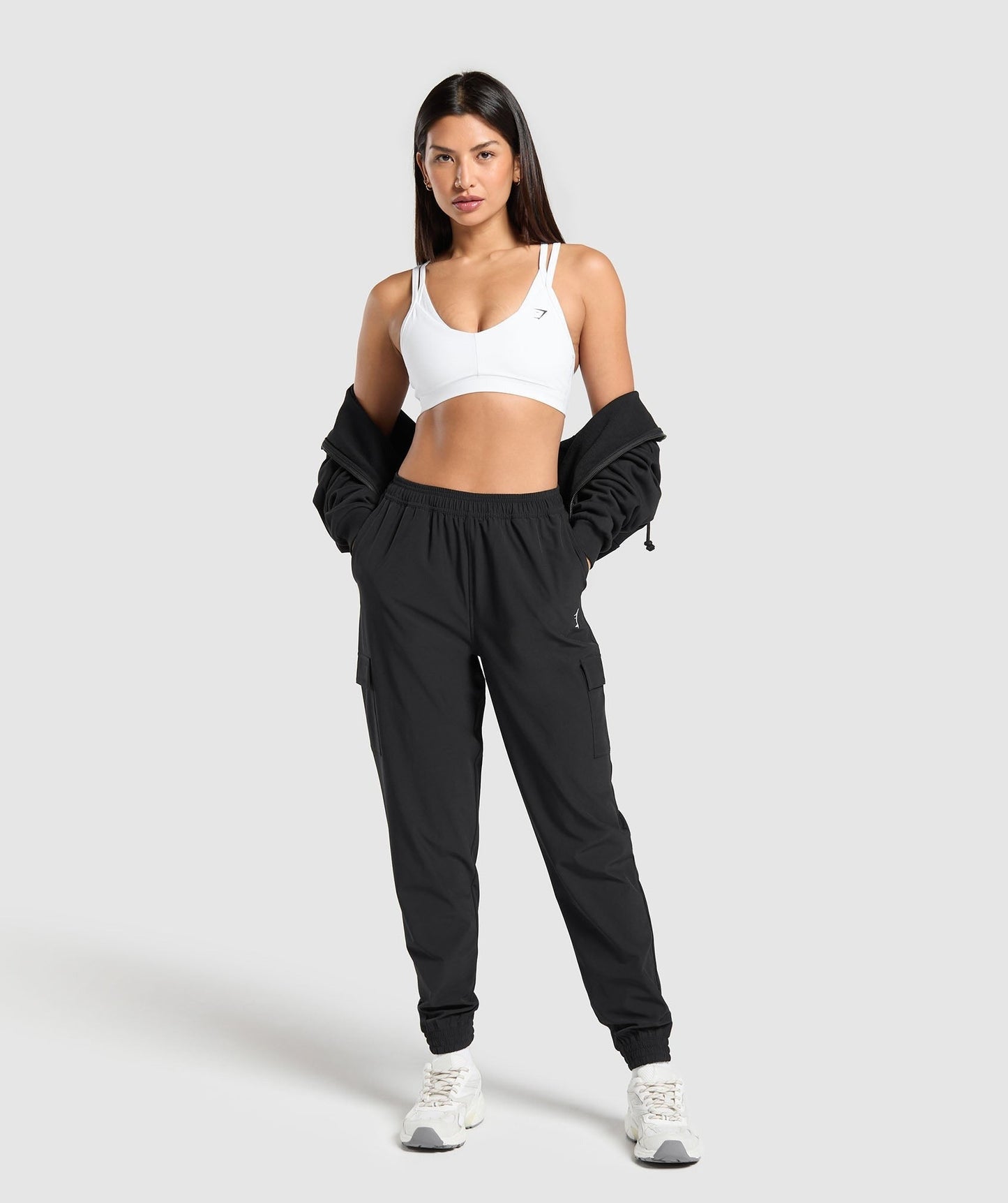 Gymshark Woven Cargo Pants - Black